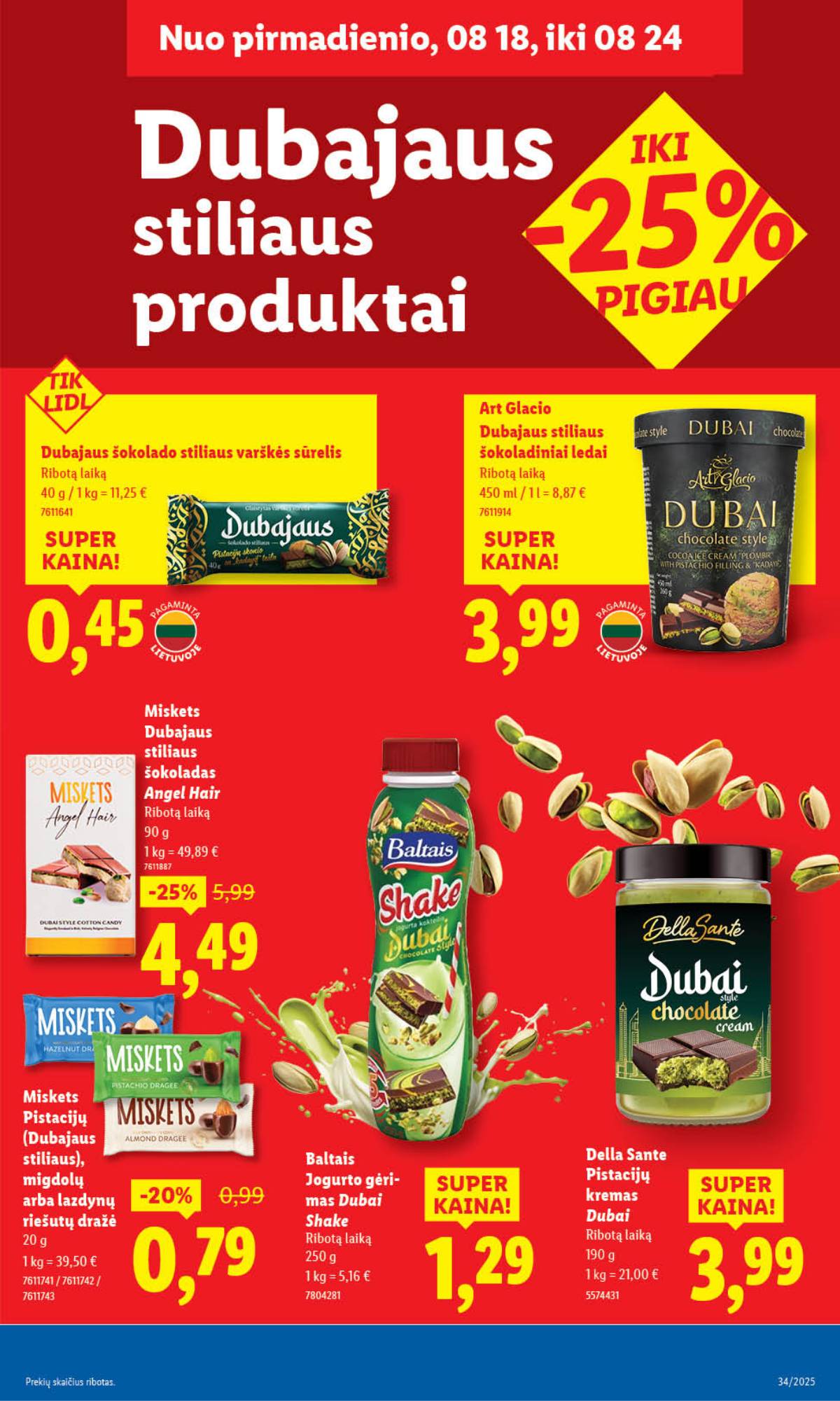 Lidl - LIDL SAVAITĖS Maisto prekių akcijų leidinys 39 puslapis