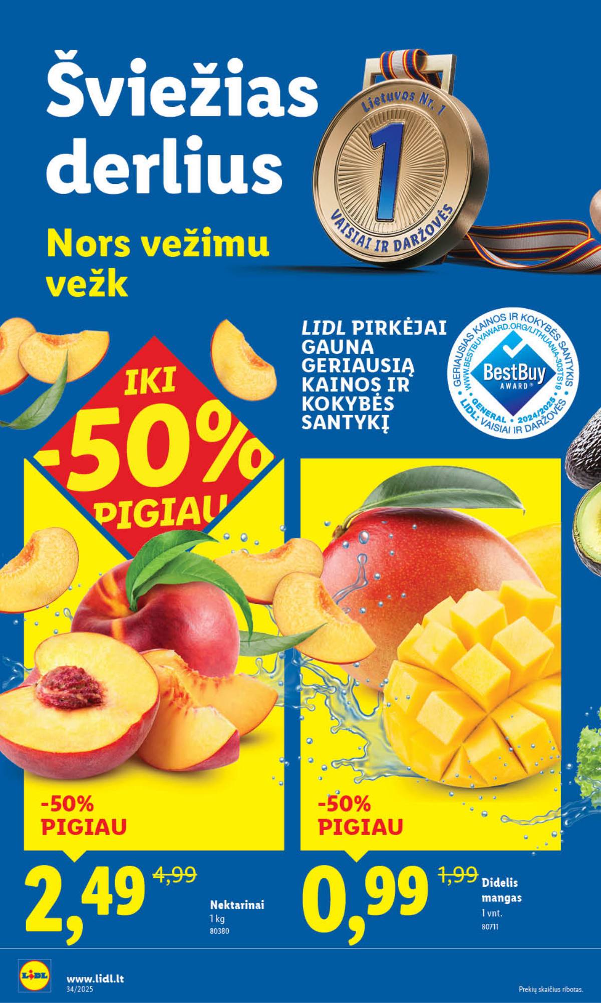 Lidl - LIDL SAVAITĖS Maisto prekių akcijų leidinys 4 puslapis