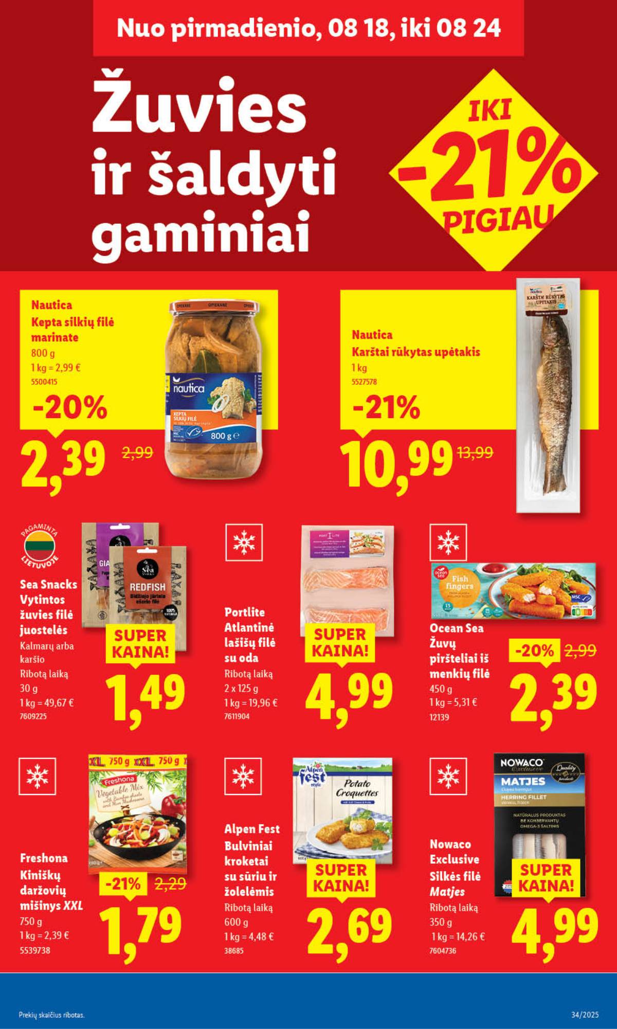Lidl - LIDL SAVAITĖS Maisto prekių akcijų leidinys 41 puslapis