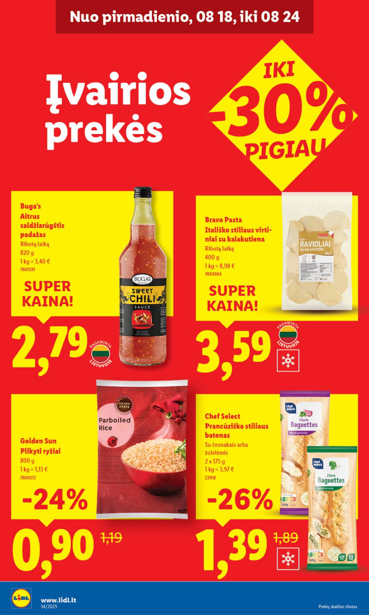 Lidl - LIDL SAVAITĖS Maisto prekių akcijų leidinys 42 puslapis