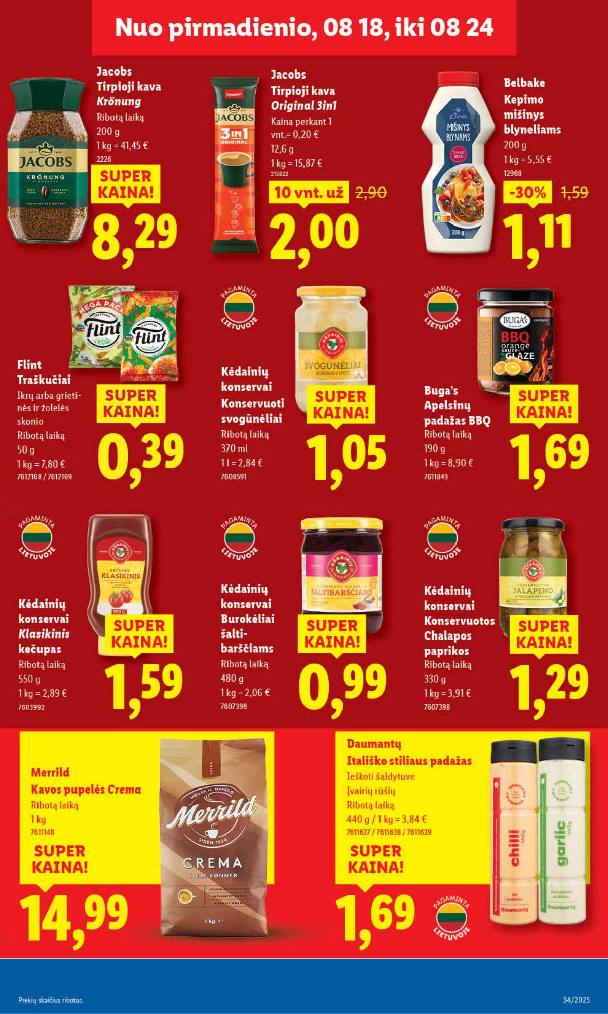 Lidl - LIDL SAVAITĖS Maisto prekių akcijų leidinys 43 puslapis