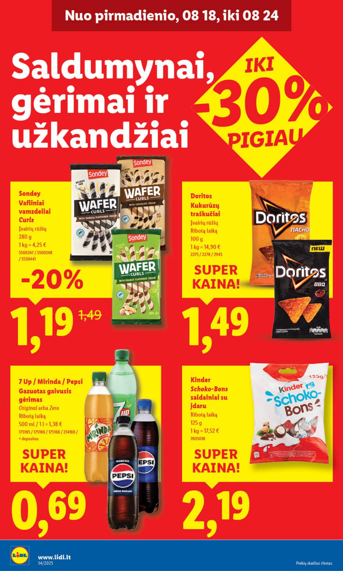Lidl - LIDL SAVAITĖS Maisto prekių akcijų leidinys 44 puslapis