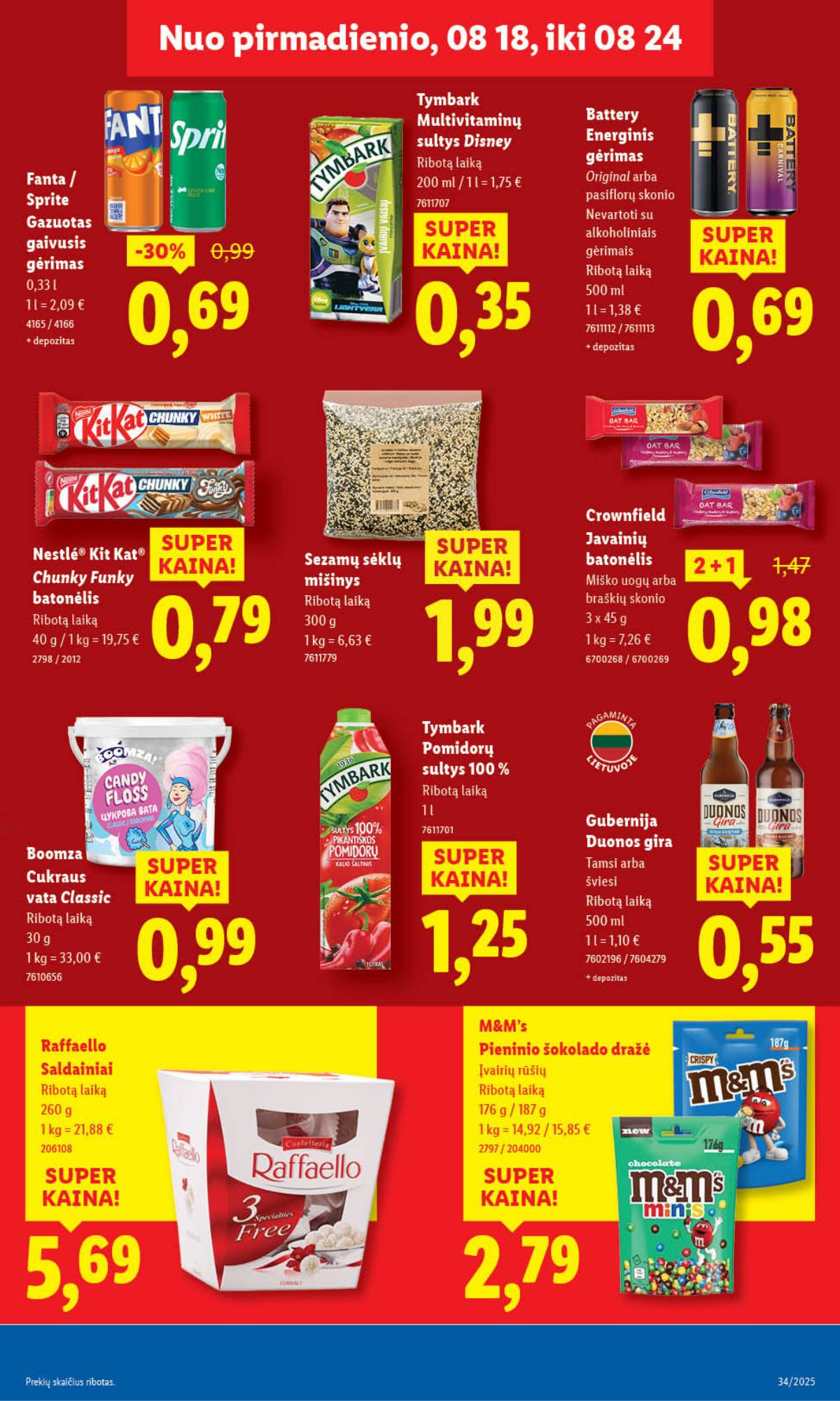 Lidl - LIDL SAVAITĖS Maisto prekių akcijų leidinys 45 puslapis