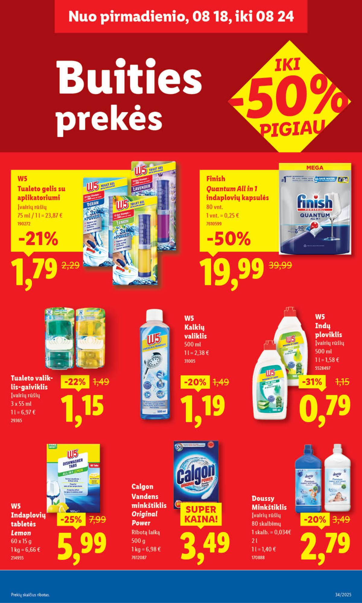 Lidl - LIDL SAVAITĖS Maisto prekių akcijų leidinys 49 puslapis