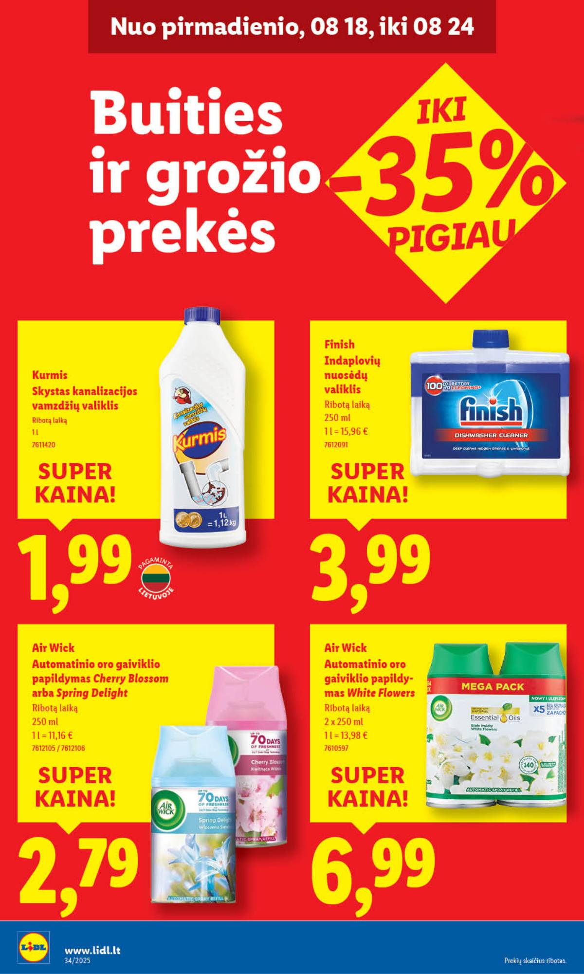 Lidl - LIDL SAVAITĖS Maisto prekių akcijų leidinys 50 puslapis