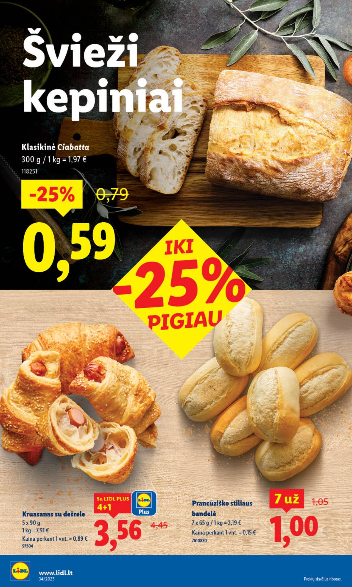 Lidl - LIDL SAVAITĖS Maisto prekių akcijų leidinys 6 puslapis