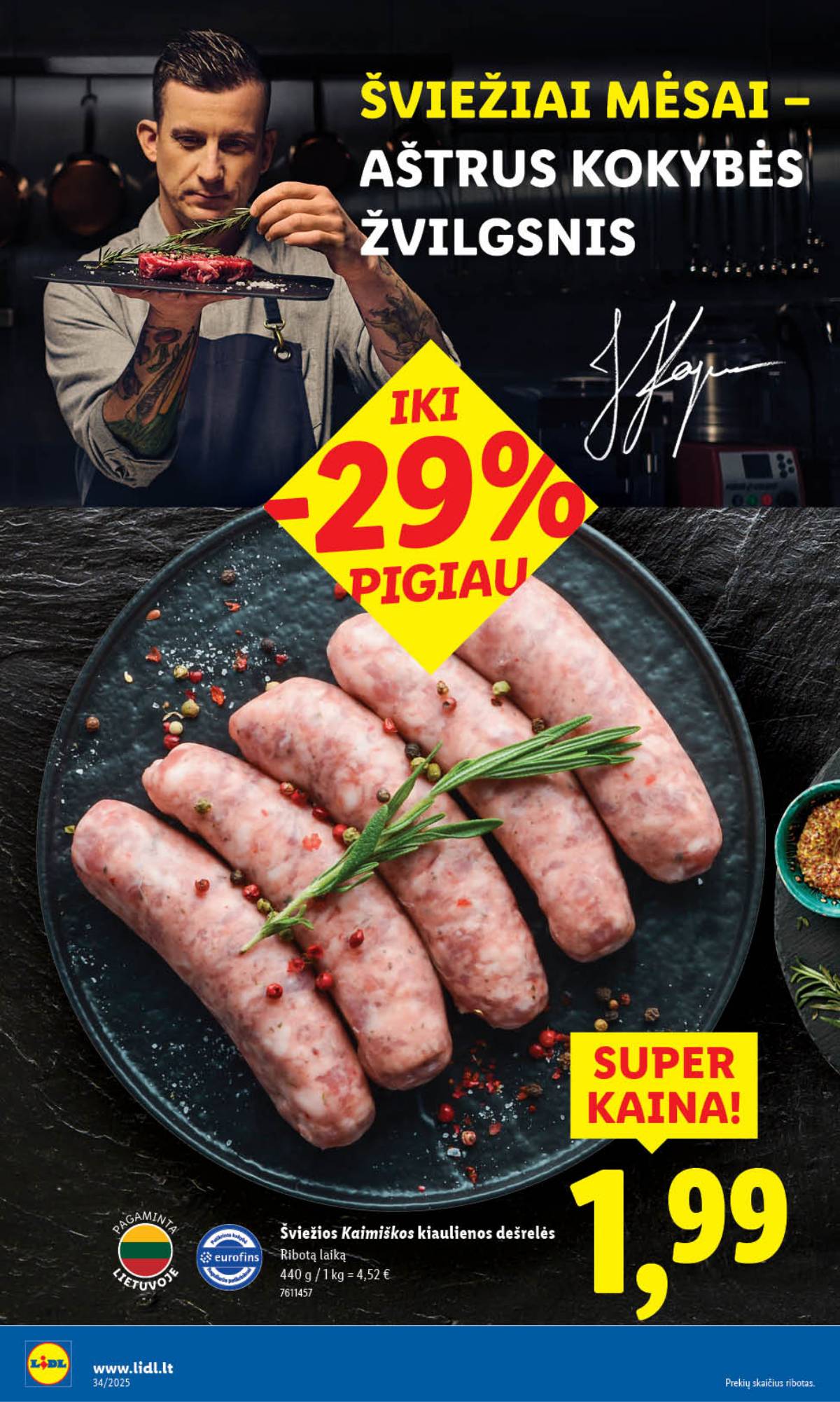 Lidl - LIDL SAVAITĖS Maisto prekių akcijų leidinys 8 puslapis