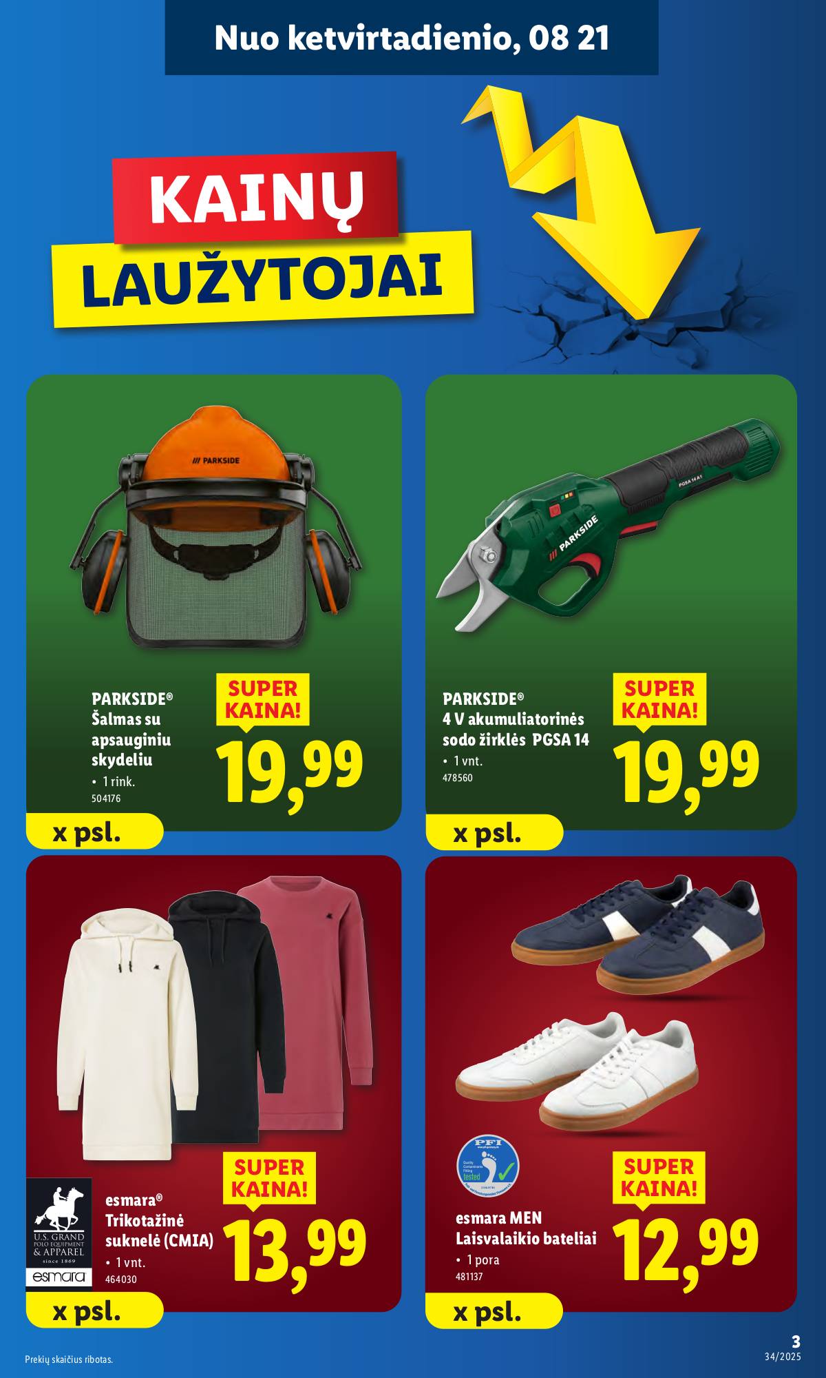 Lidl - LIDL Ne maisto prekių akcijų leidinys 3 puslapis