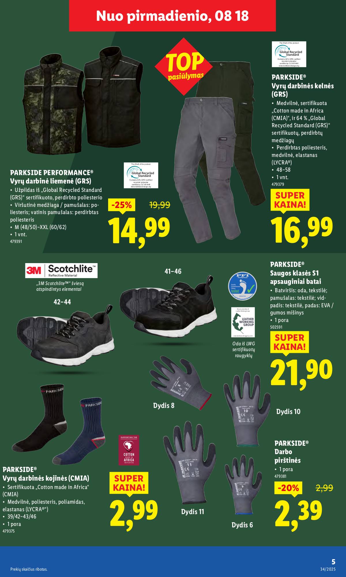 Lidl - LIDL Ne maisto prekių akcijų leidinys 5 puslapis