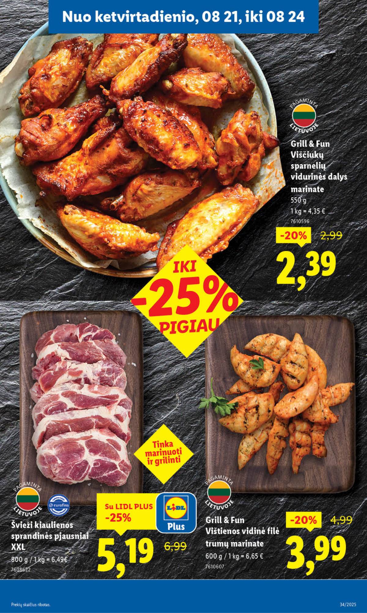 Lidl - LIDL SAVAITĖS Maisto prekių akcijų leidinys 61 puslapis