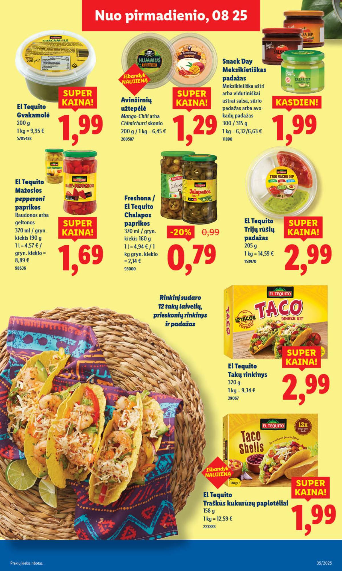 Lidl - LIDL SAVAITĖS Maisto prekių akcijų leidinys 13 puslapis