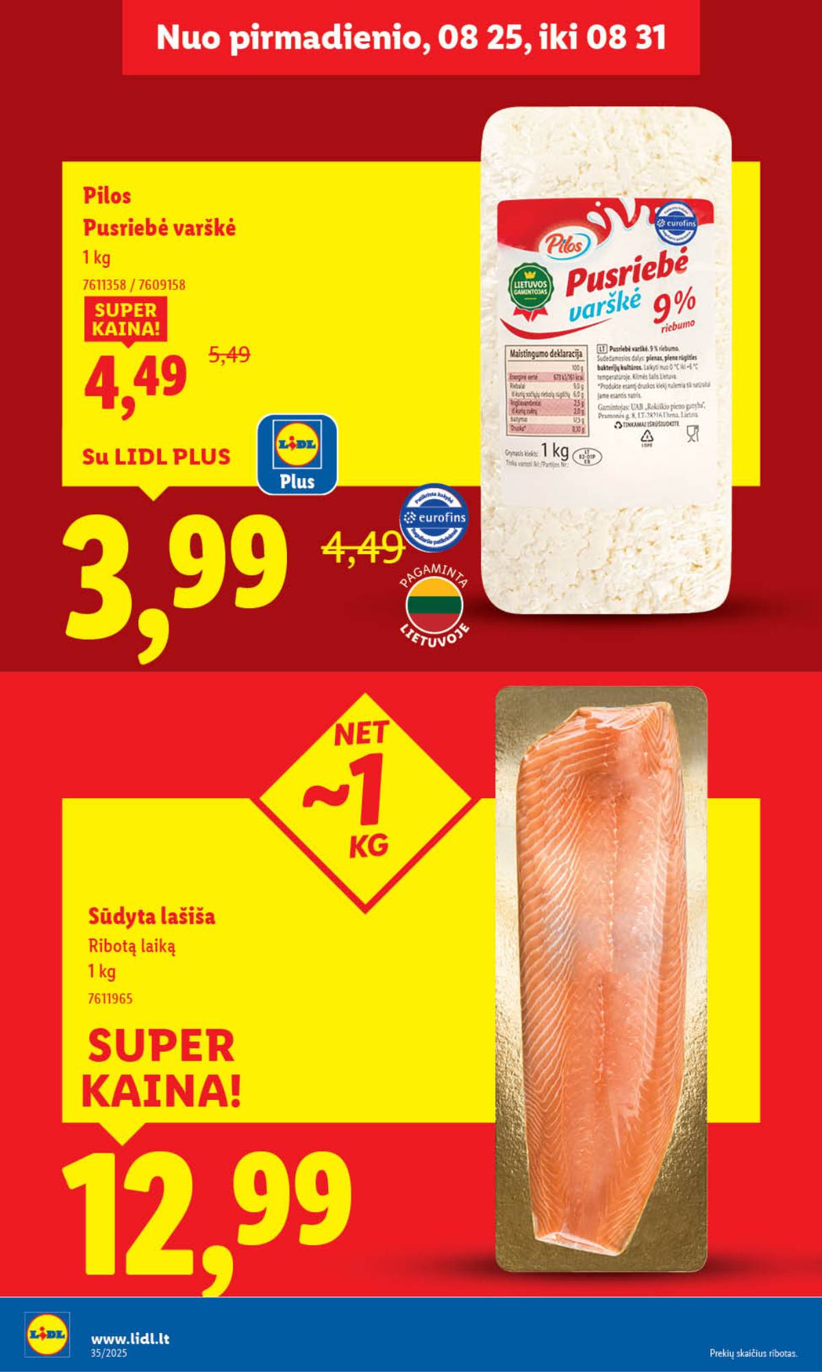 Lidl - LIDL SAVAITĖS Maisto prekių akcijų leidinys 18 puslapis