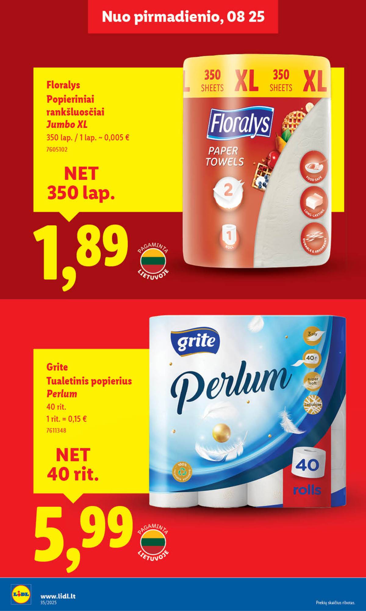 Lidl - LIDL SAVAITĖS Maisto prekių akcijų leidinys 20 puslapis