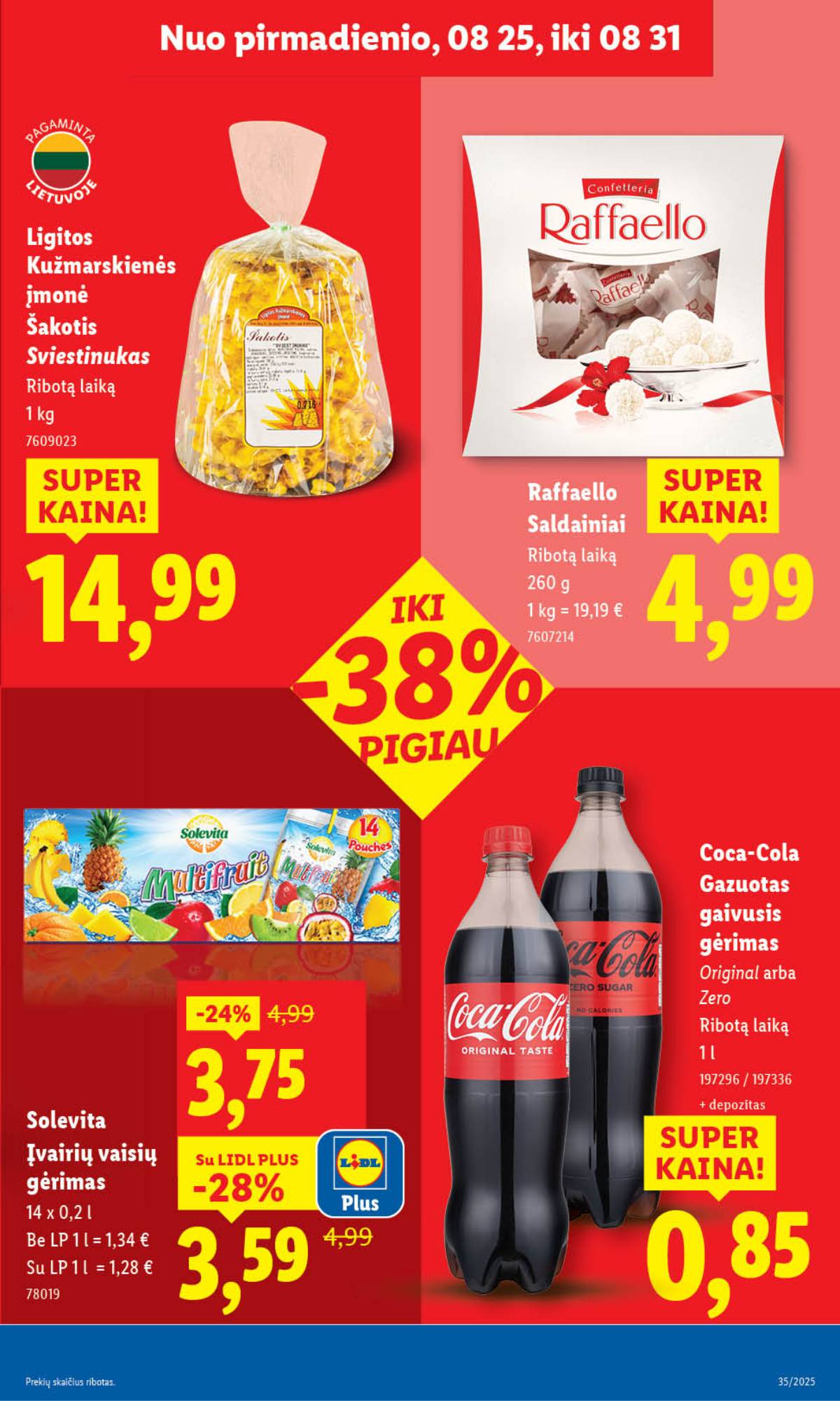Lidl - LIDL SAVAITĖS Maisto prekių akcijų leidinys 21 puslapis