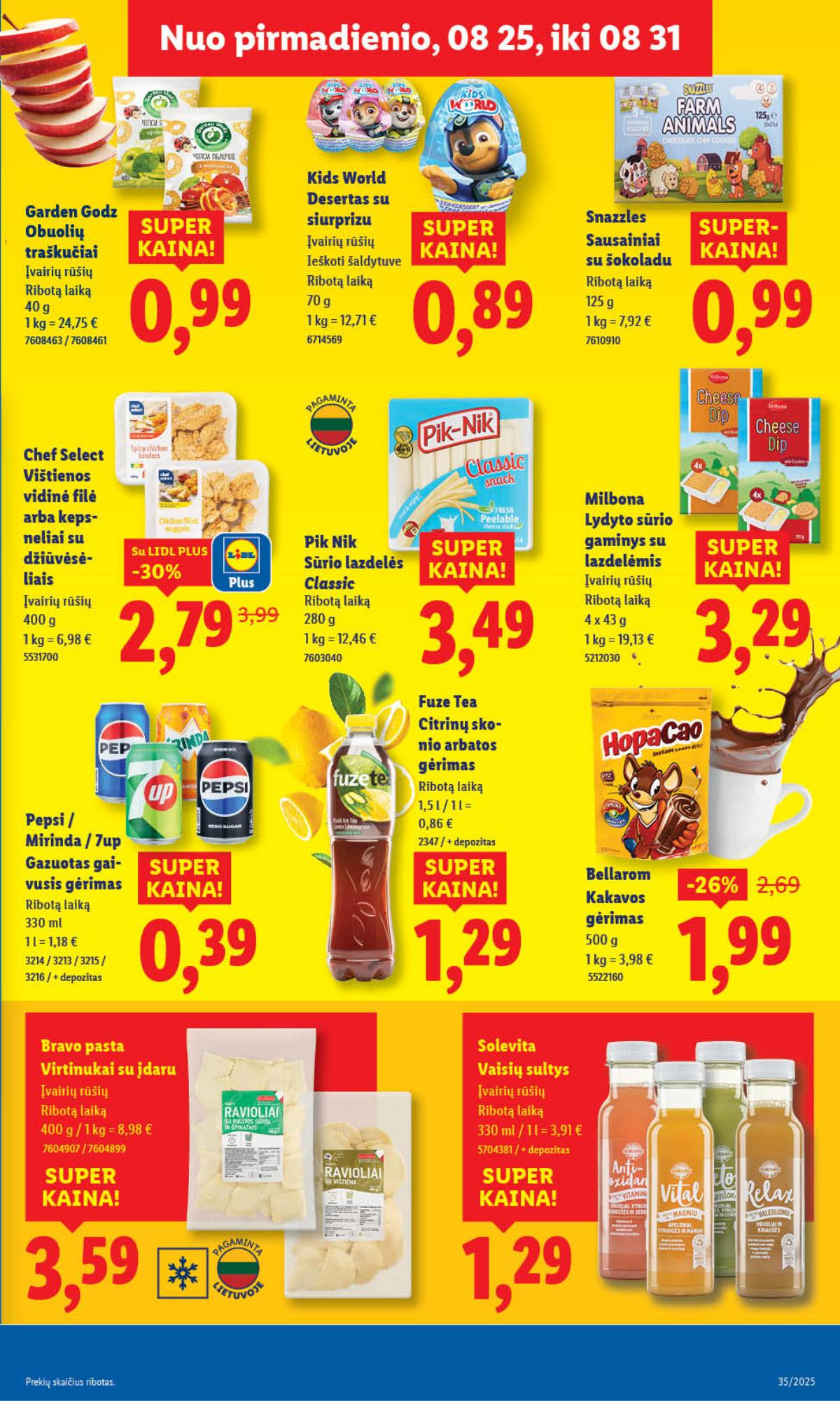 Lidl - LIDL SAVAITĖS Maisto prekių akcijų leidinys 27 puslapis