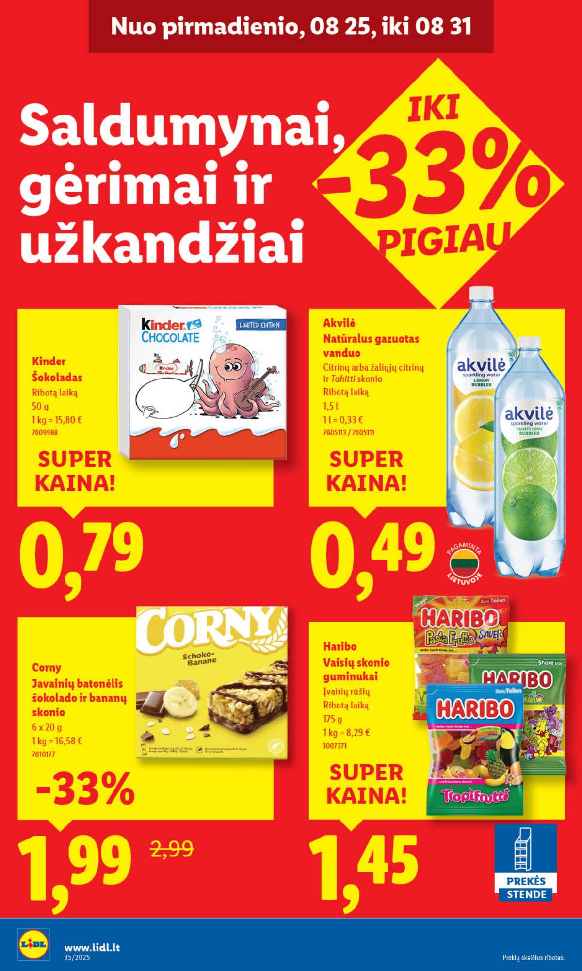 Lidl - LIDL SAVAITĖS Maisto prekių akcijų leidinys 30 puslapis