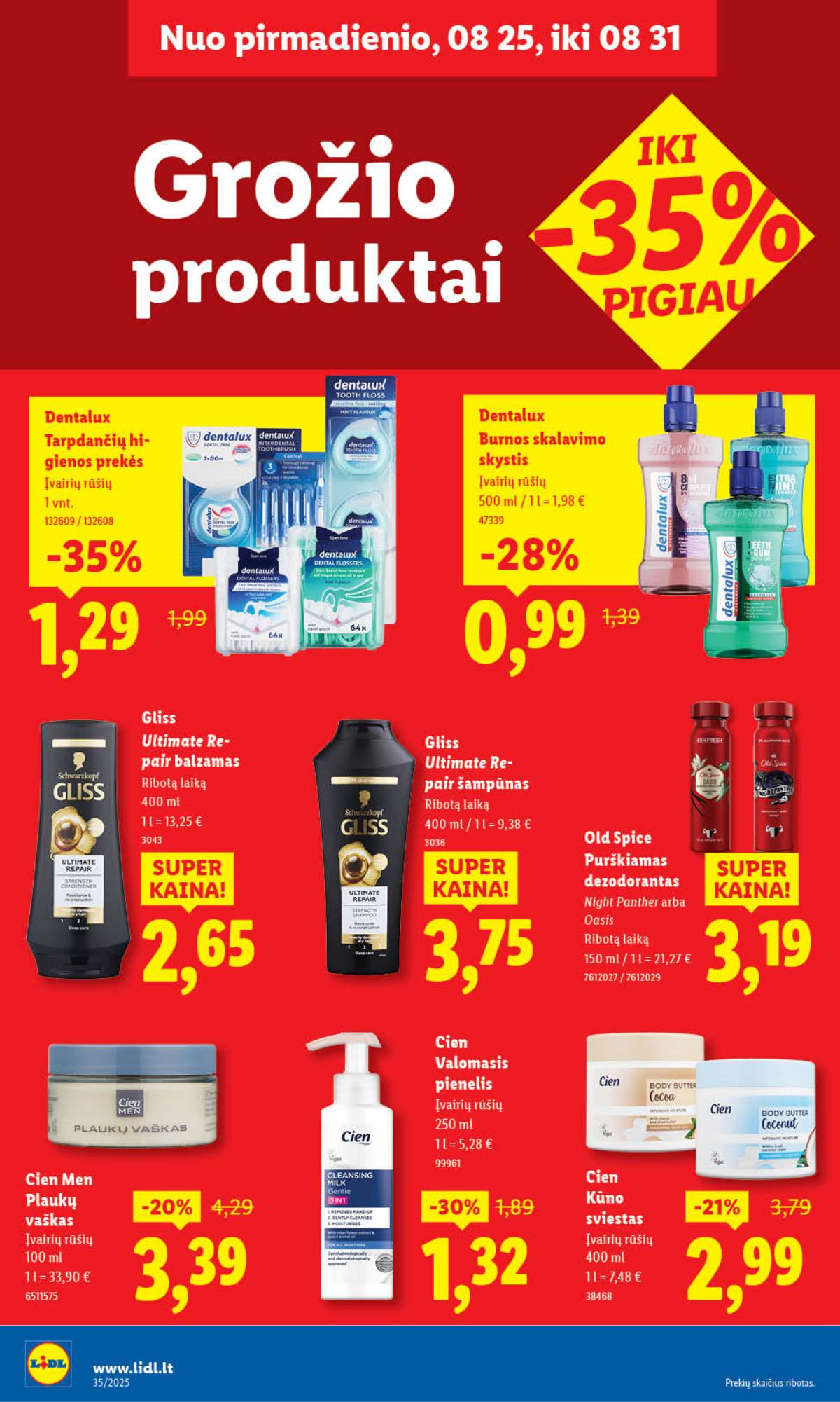 Lidl - LIDL SAVAITĖS Maisto prekių akcijų leidinys 34 puslapis