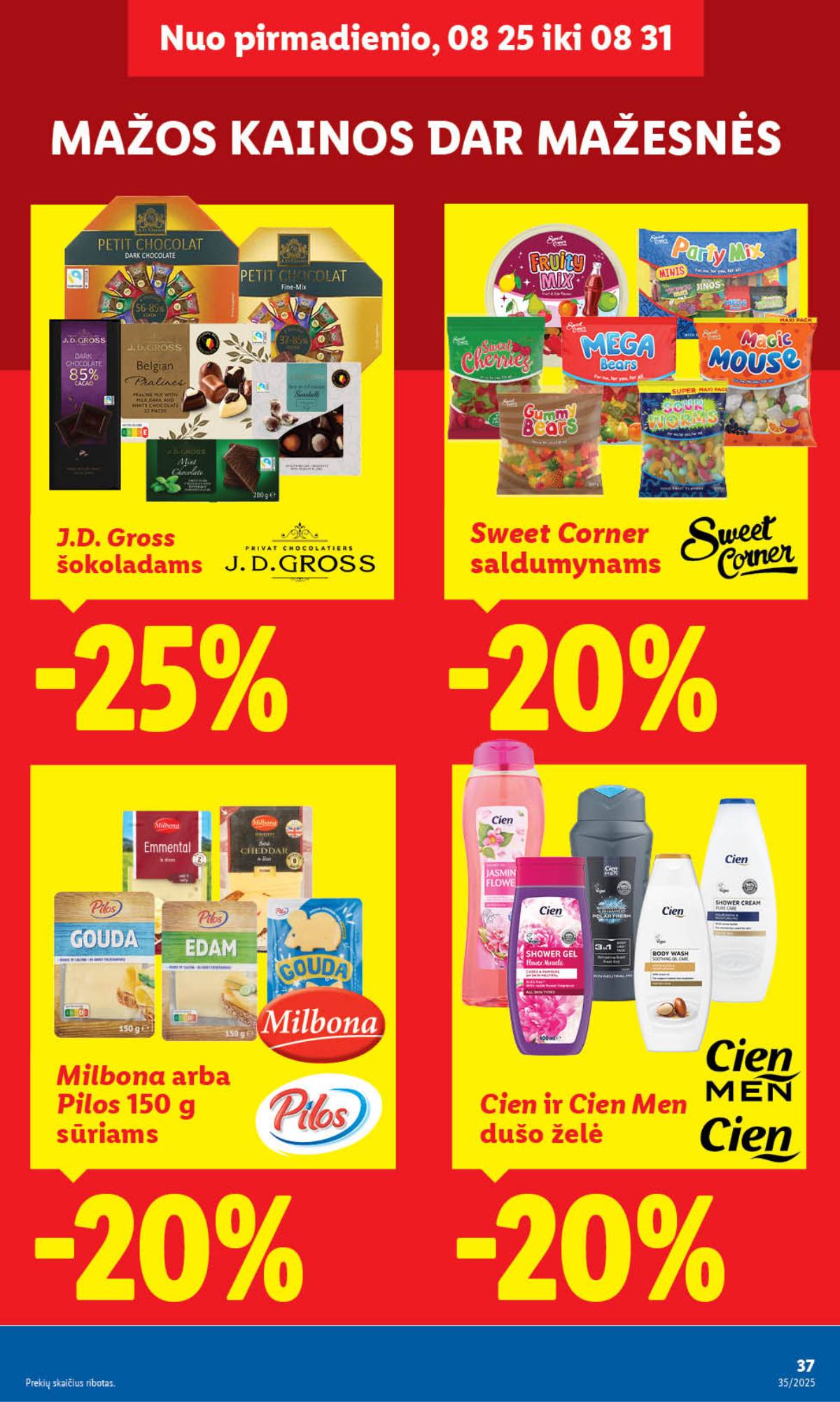 Lidl - LIDL SAVAITĖS Maisto prekių akcijų leidinys 37 puslapis