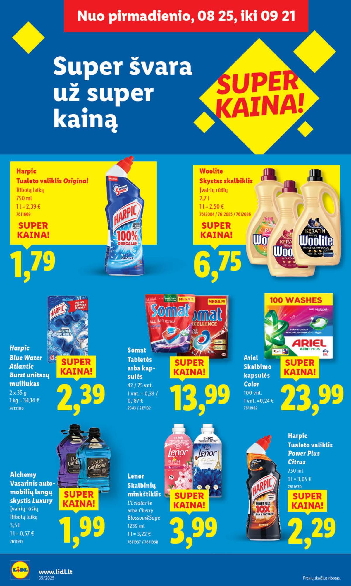 Lidl - LIDL SAVAITĖS Maisto prekių akcijų leidinys 38 puslapis