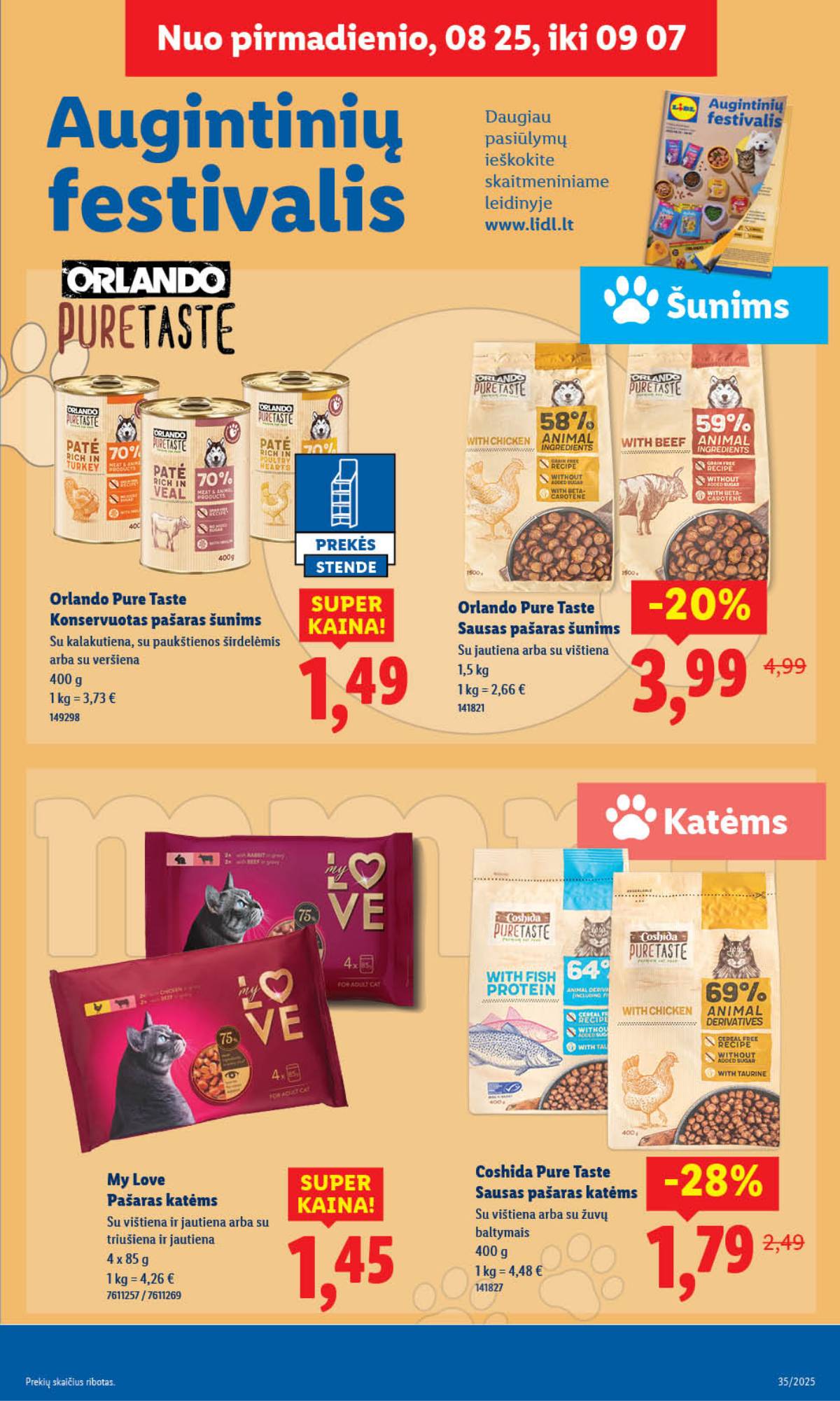Lidl - LIDL SAVAITĖS Maisto prekių akcijų leidinys 39 puslapis