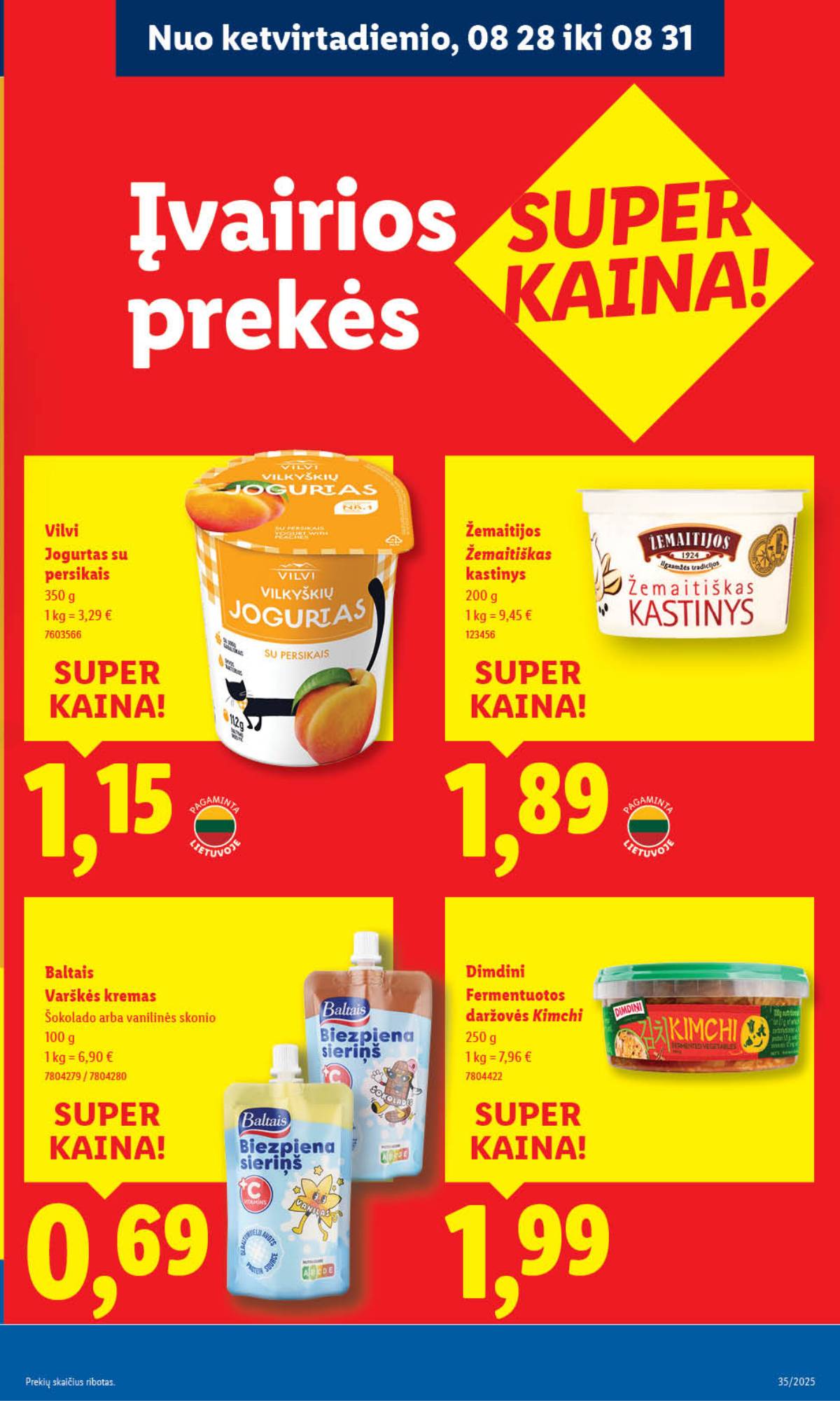 Lidl - LIDL SAVAITĖS Maisto prekių akcijų leidinys 45 puslapis