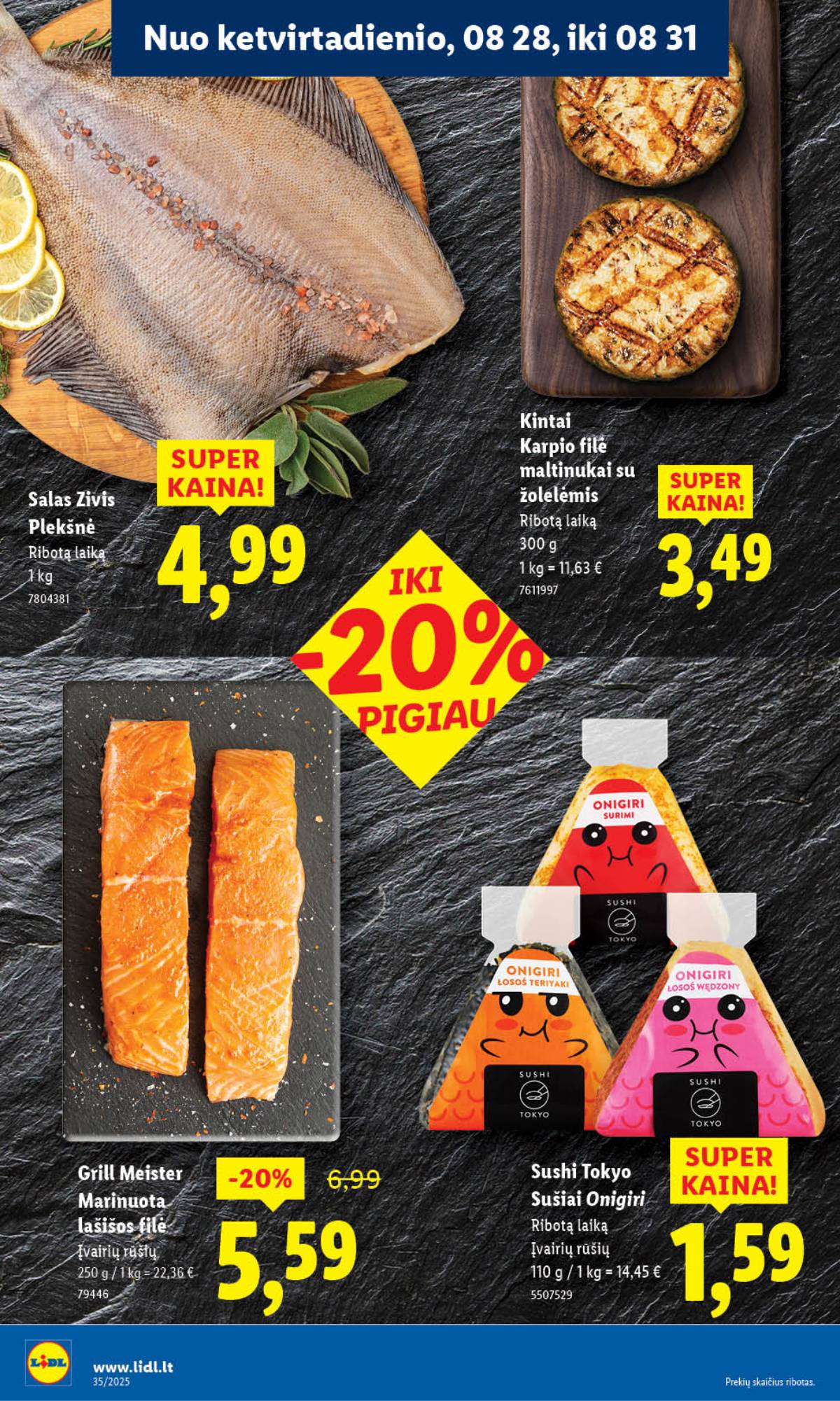 Lidl - LIDL SAVAITĖS Maisto prekių akcijų leidinys 48 puslapis