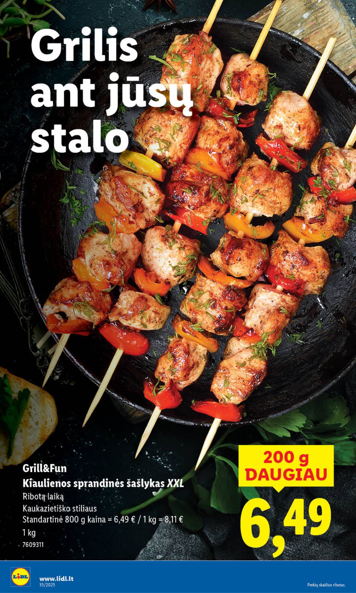 Lidl - LIDL SAVAITĖS Maisto prekių akcijų leidinys 50 puslapis