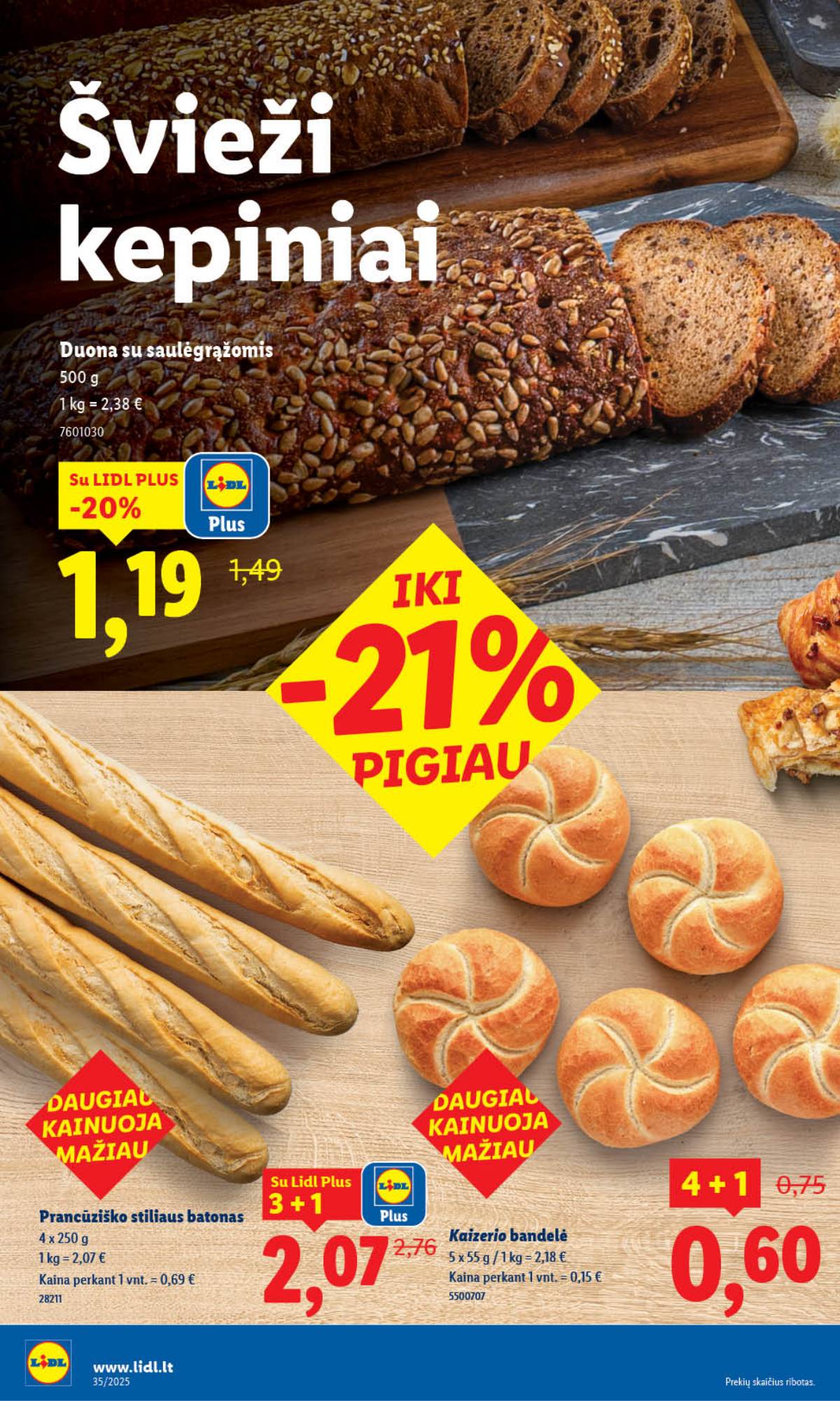 Lidl - LIDL SAVAITĖS Maisto prekių akcijų leidinys 6 puslapis