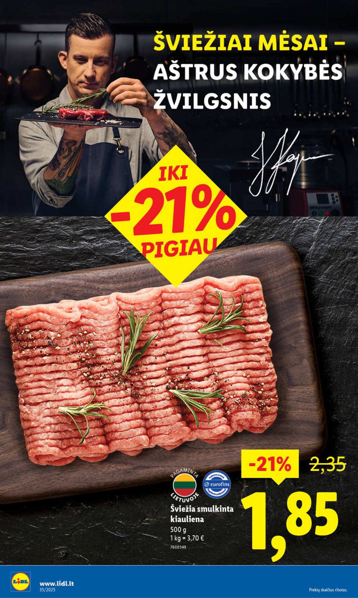Lidl - LIDL SAVAITĖS Maisto prekių akcijų leidinys 8 puslapis