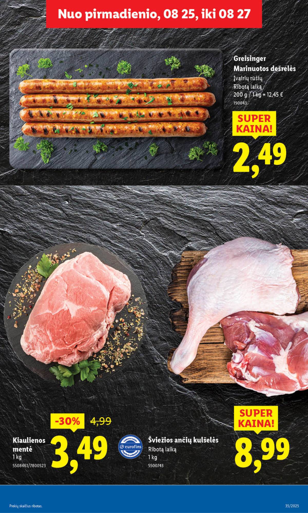 Lidl - LIDL SAVAITĖS Maisto prekių akcijų leidinys 9 puslapis