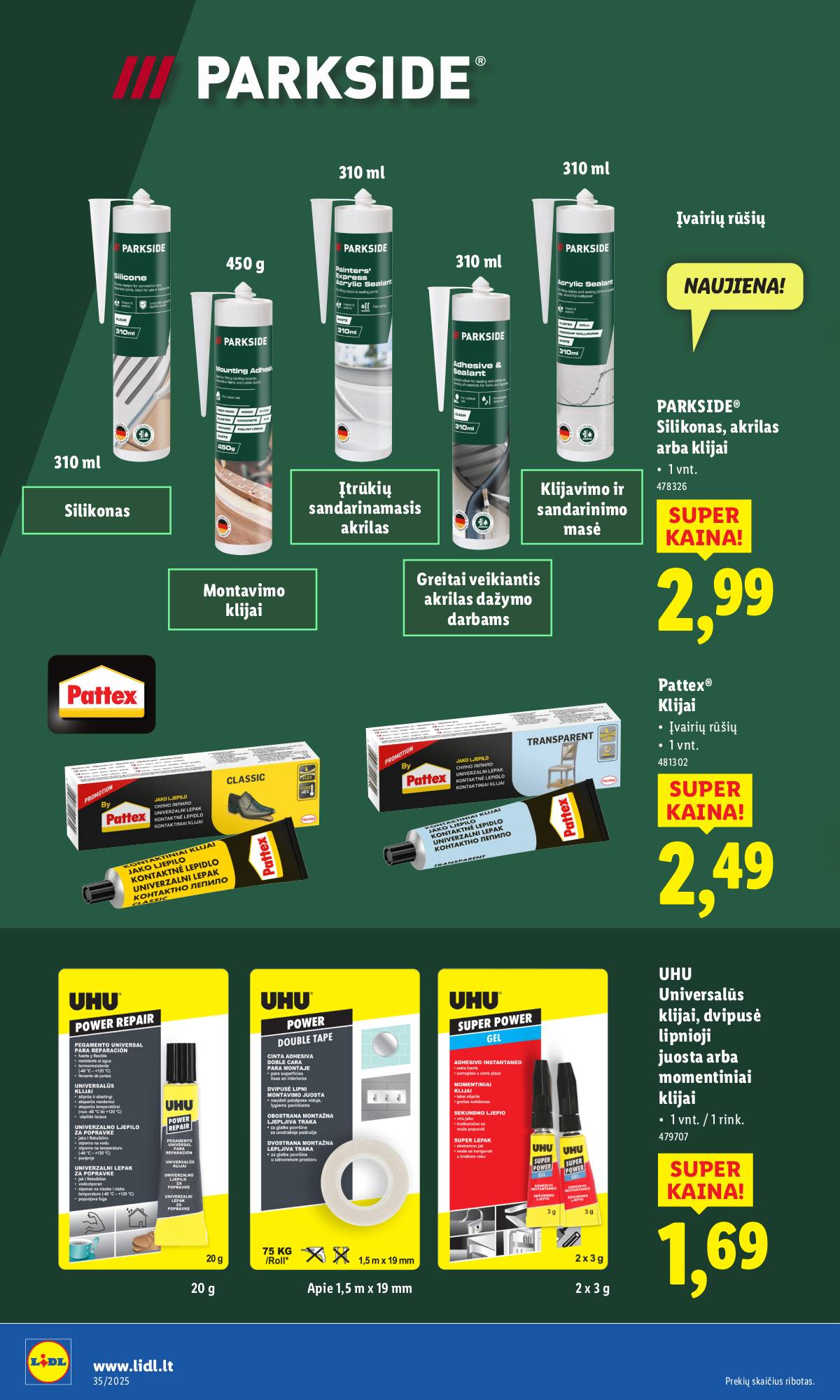 Lidl - LIDL Ne maisto prekių akcijų leidinys 36 puslapis