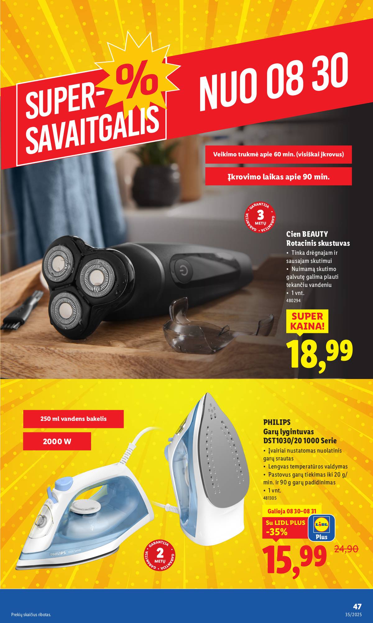 Lidl - LIDL Ne maisto prekių akcijų leidinys 47 puslapis