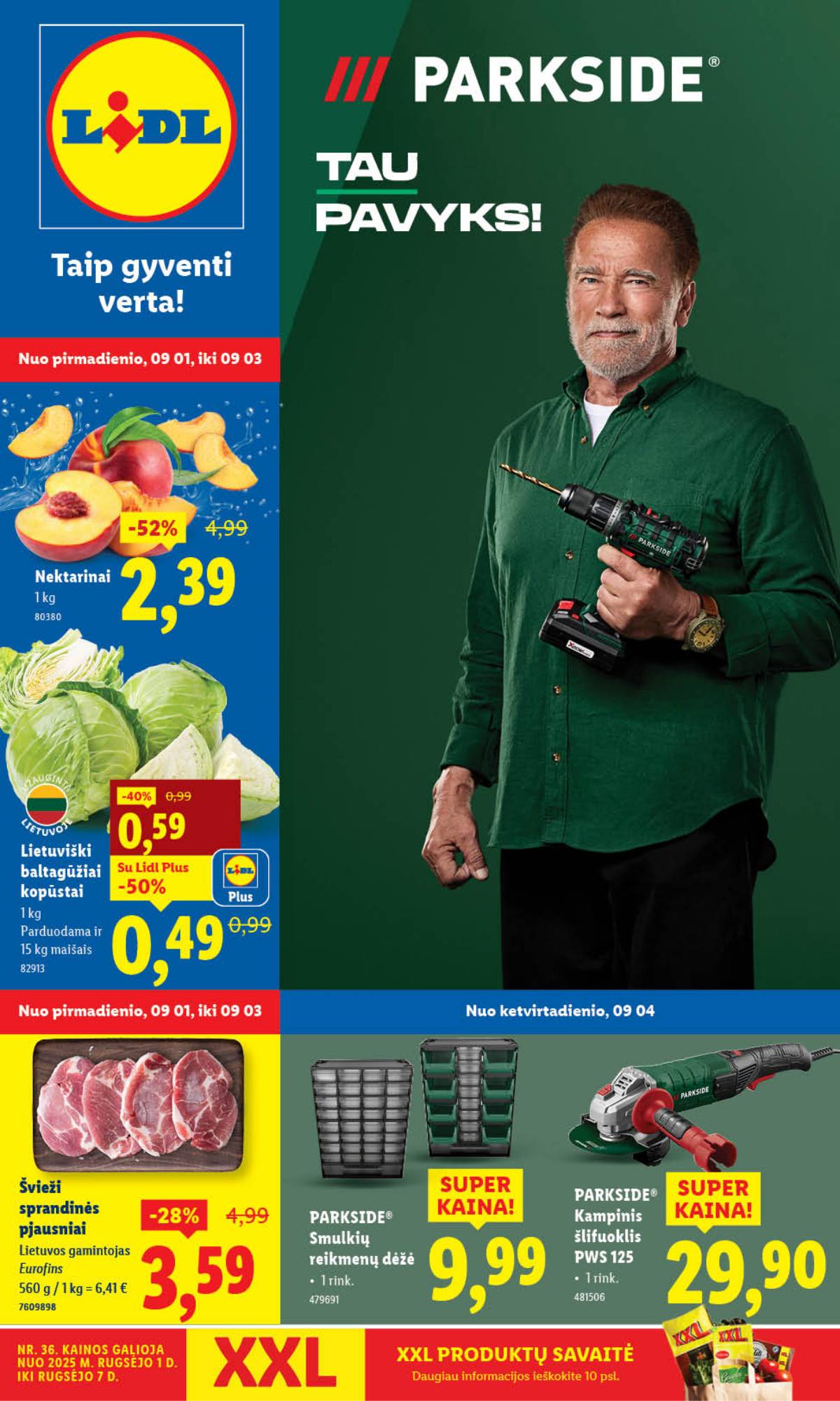 Lidl - LIDL SAVAITĖS Maisto prekių akcijų leidinys 1 puslapis