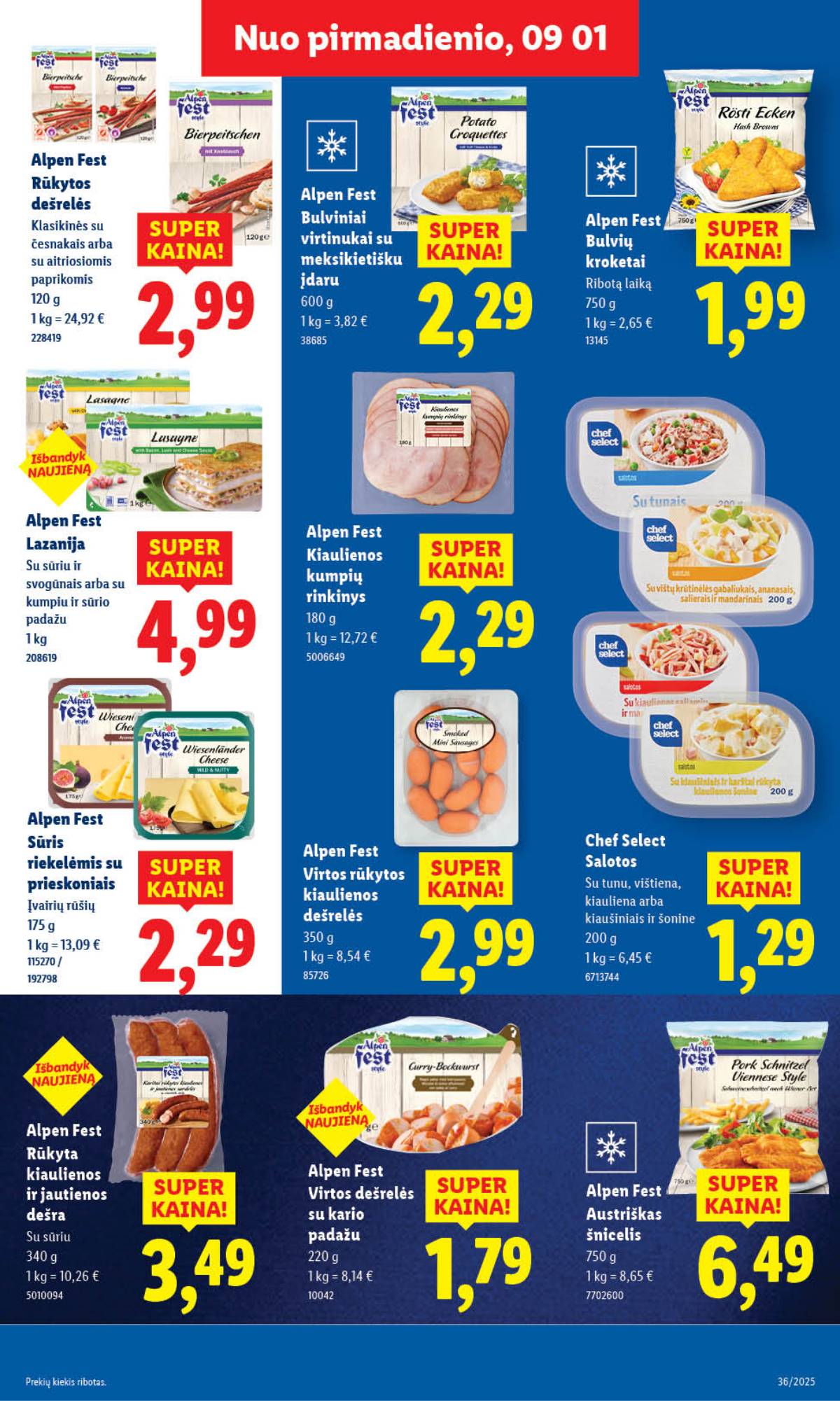 Lidl - LIDL SAVAITĖS Maisto prekių akcijų leidinys 15 puslapis
