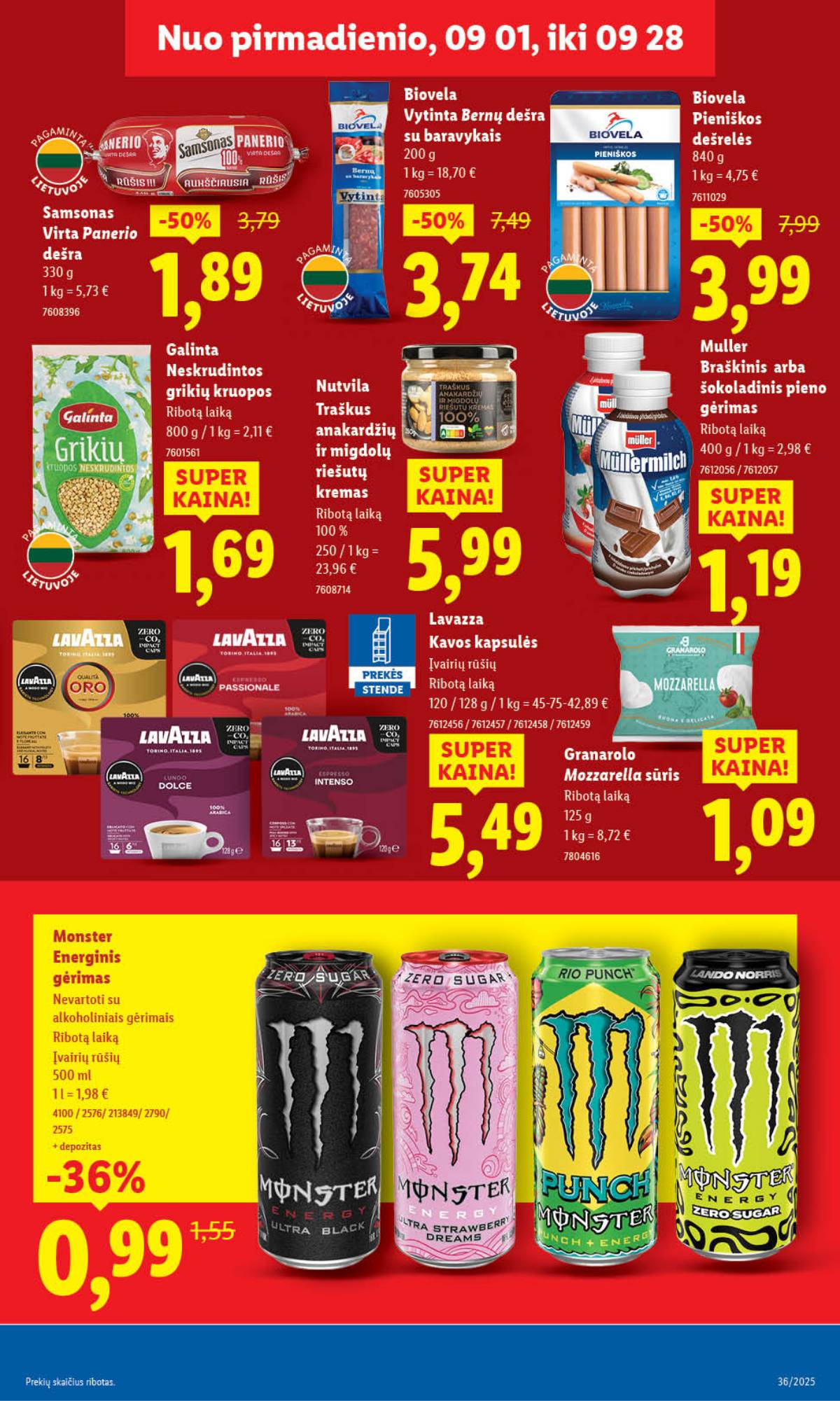 Lidl - LIDL SAVAITĖS Maisto prekių akcijų leidinys 23 puslapis