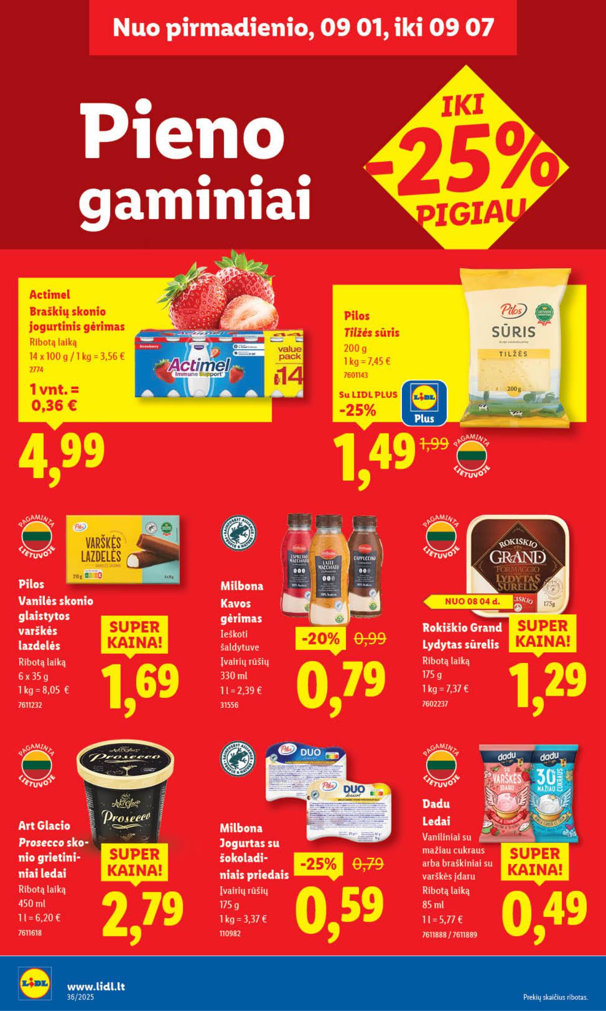 Lidl - LIDL SAVAITĖS Maisto prekių akcijų leidinys 26 puslapis
