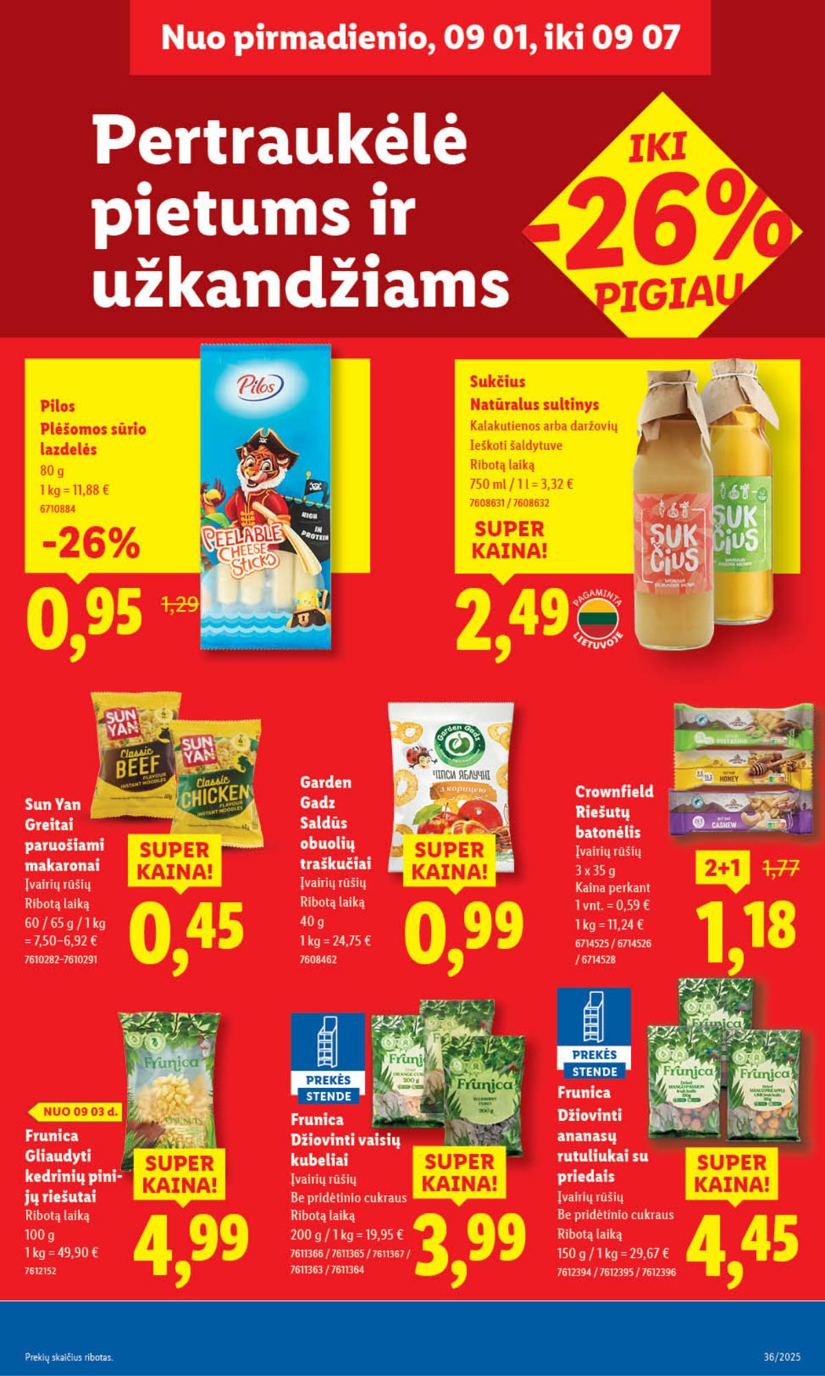 Lidl - LIDL SAVAITĖS Maisto prekių akcijų leidinys 31 puslapis