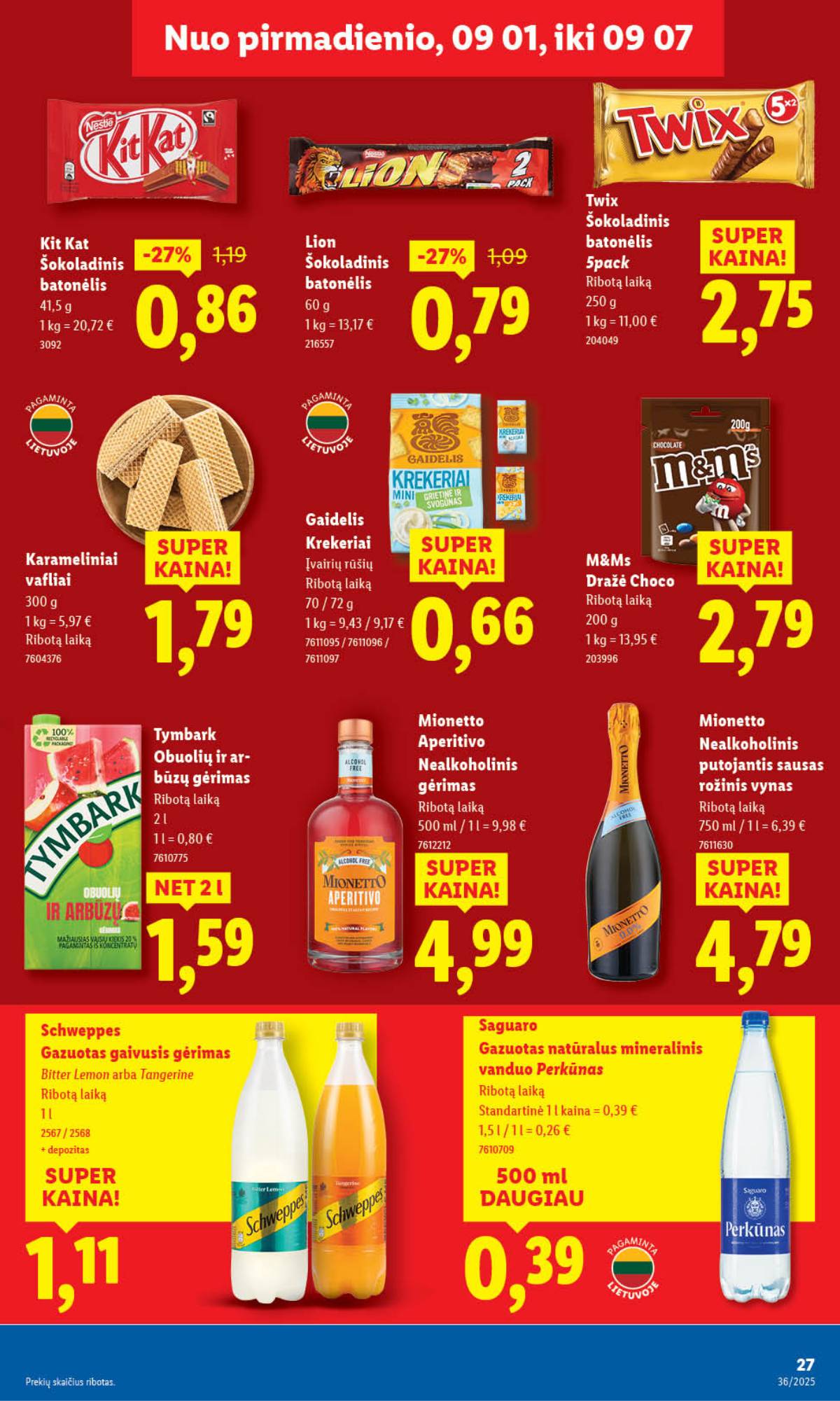 Lidl - LIDL SAVAITĖS Maisto prekių akcijų leidinys 37 puslapis