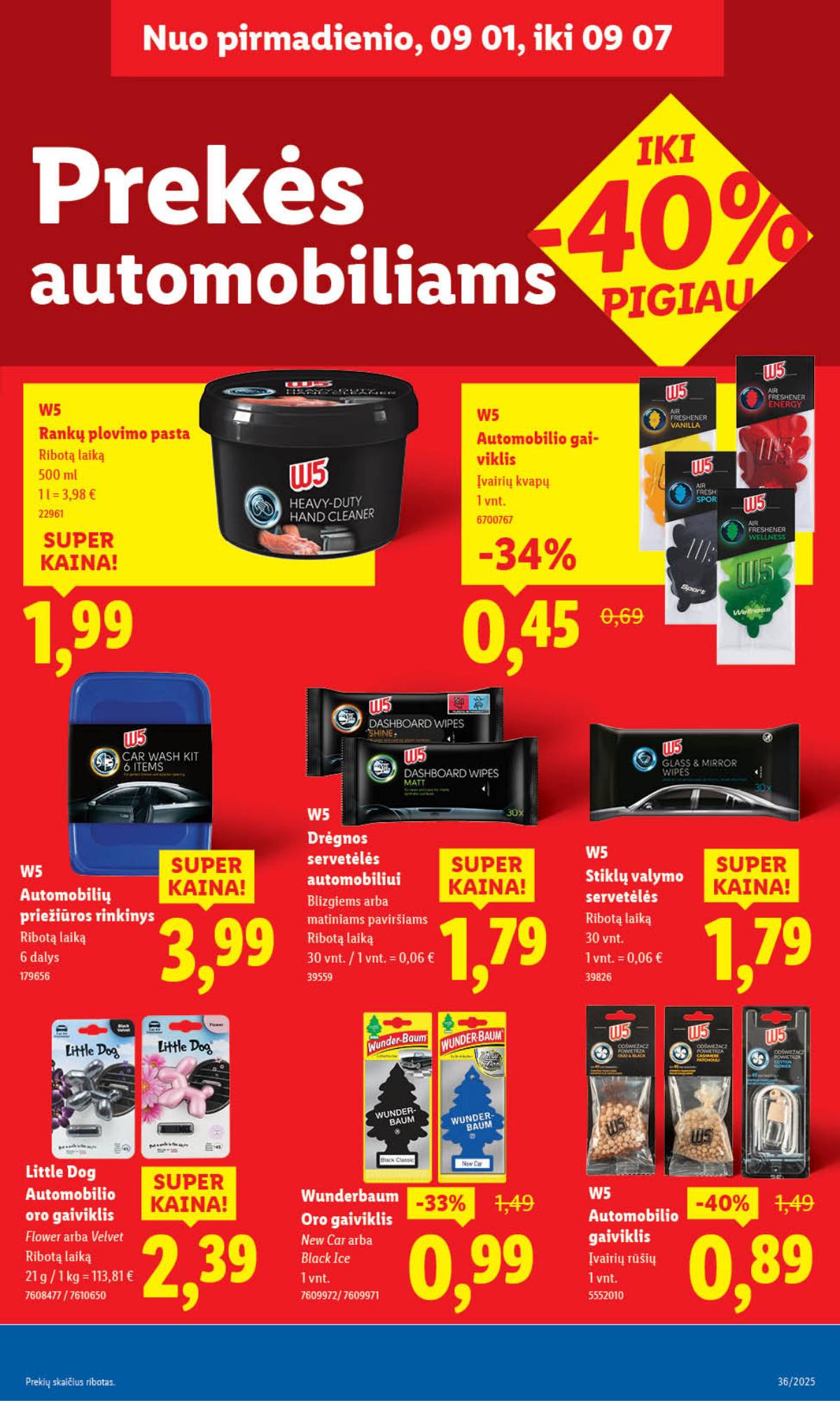 Lidl - LIDL SAVAITĖS Maisto prekių akcijų leidinys 39 puslapis