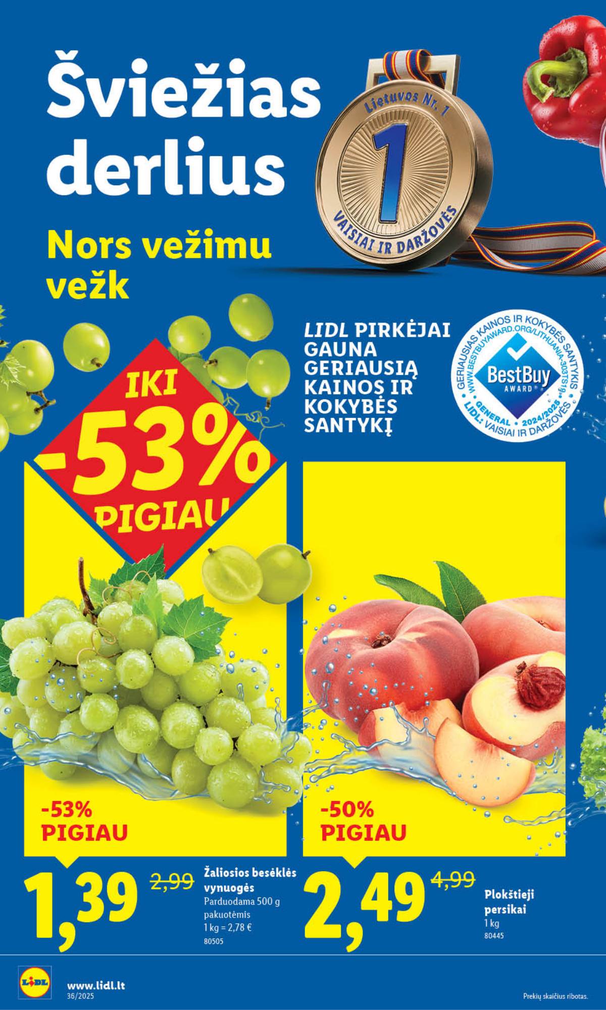 Lidl - LIDL SAVAITĖS Maisto prekių akcijų leidinys 4 puslapis