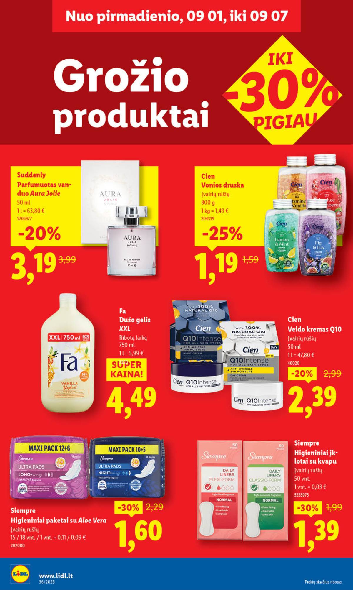 Lidl - LIDL SAVAITĖS Maisto prekių akcijų leidinys 40 puslapis