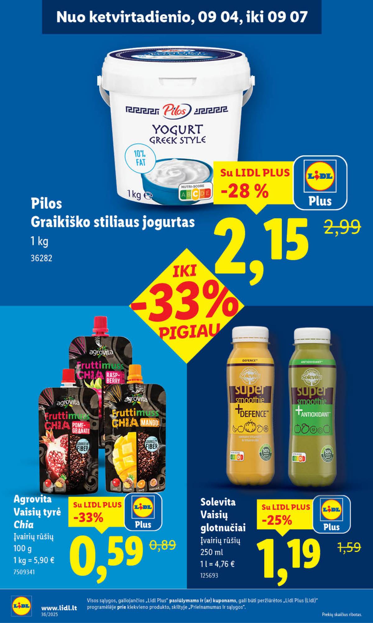 Lidl - LIDL SAVAITĖS Maisto prekių akcijų leidinys 50 puslapis