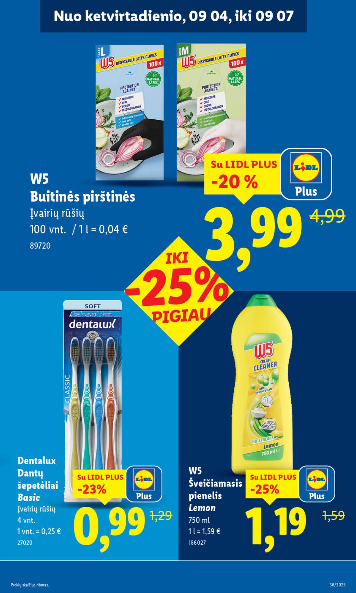 Lidl - LIDL SAVAITĖS Maisto prekių akcijų leidinys 51 puslapis