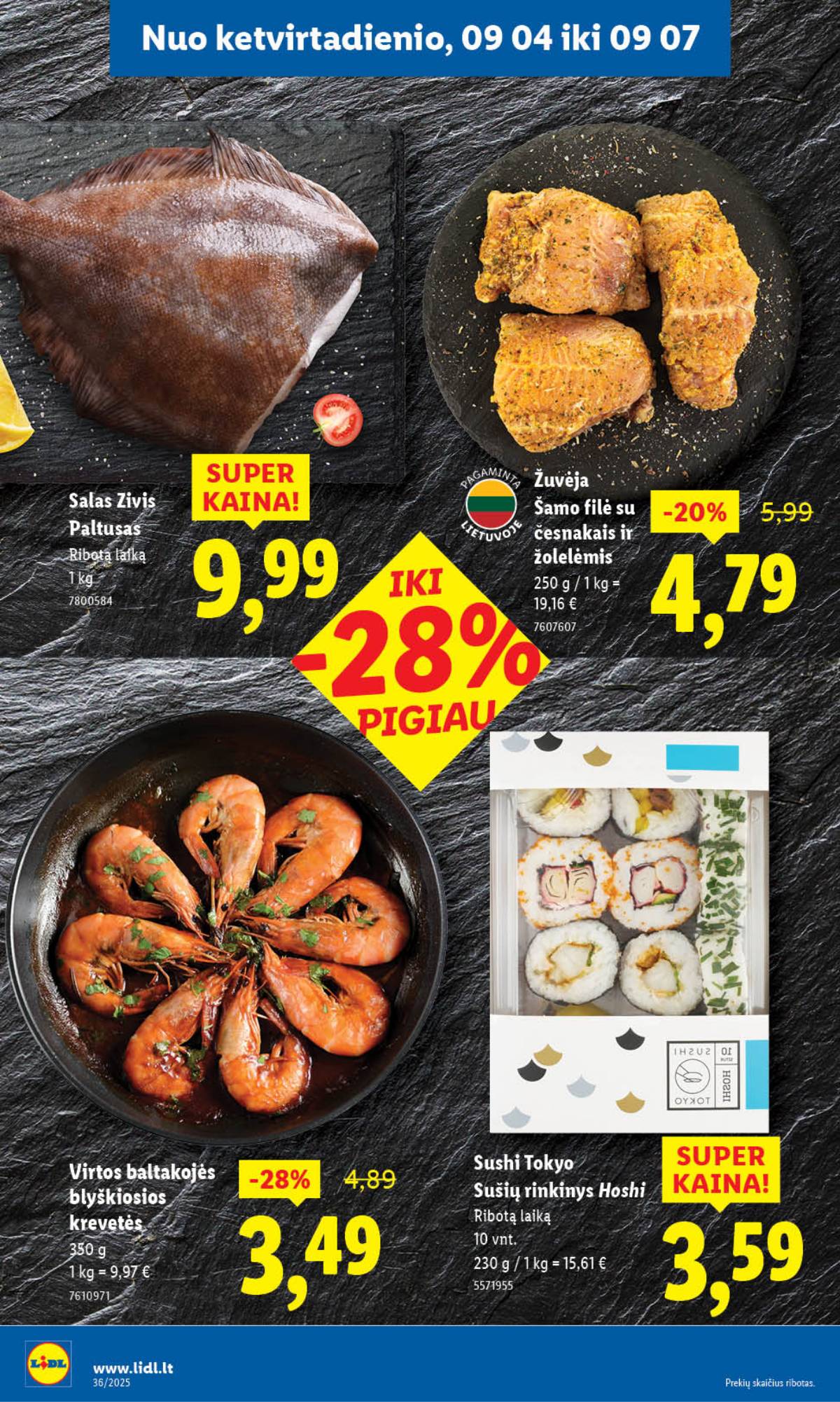 Lidl - LIDL SAVAITĖS Maisto prekių akcijų leidinys 52 puslapis