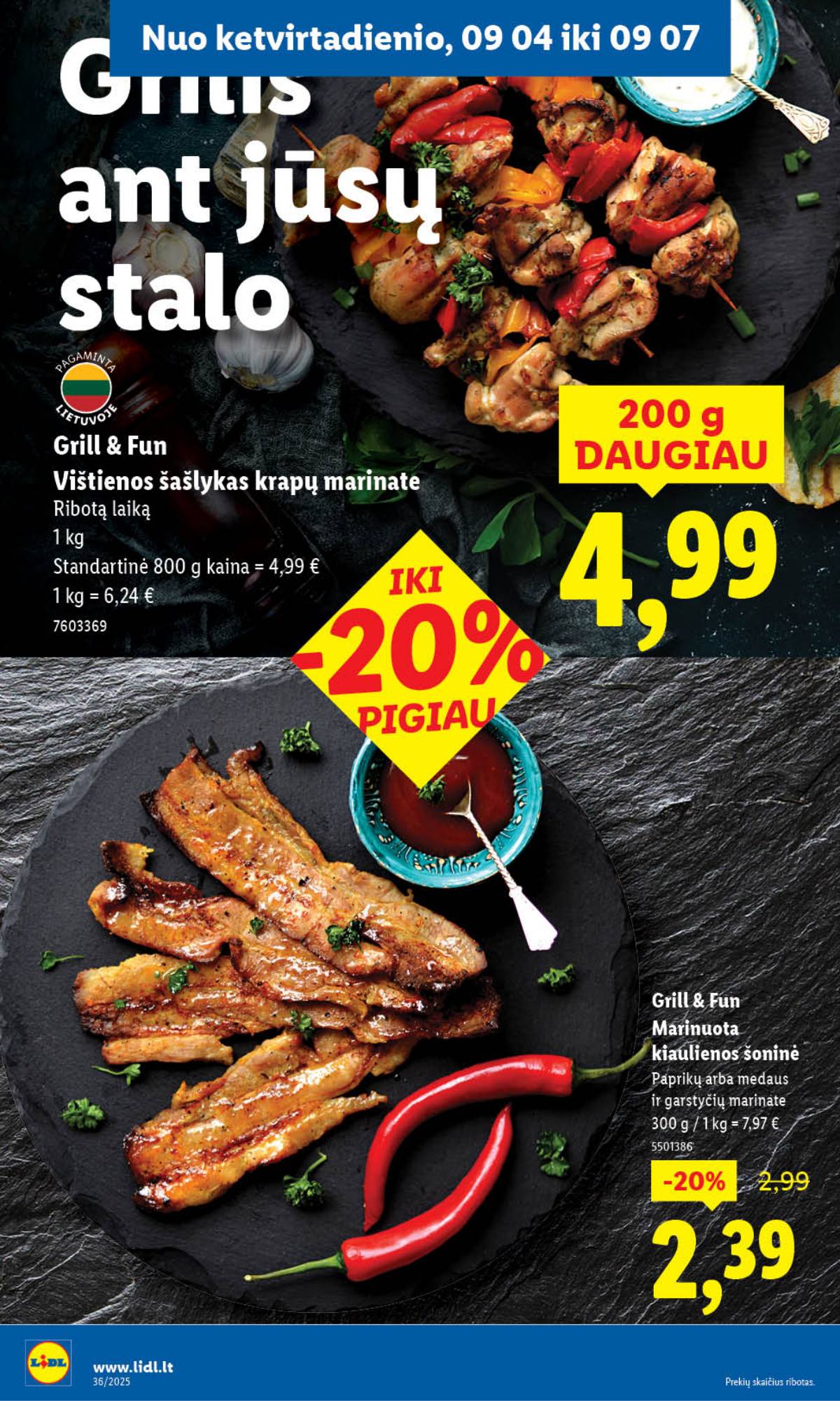 Lidl - LIDL SAVAITĖS Maisto prekių akcijų leidinys 54 puslapis