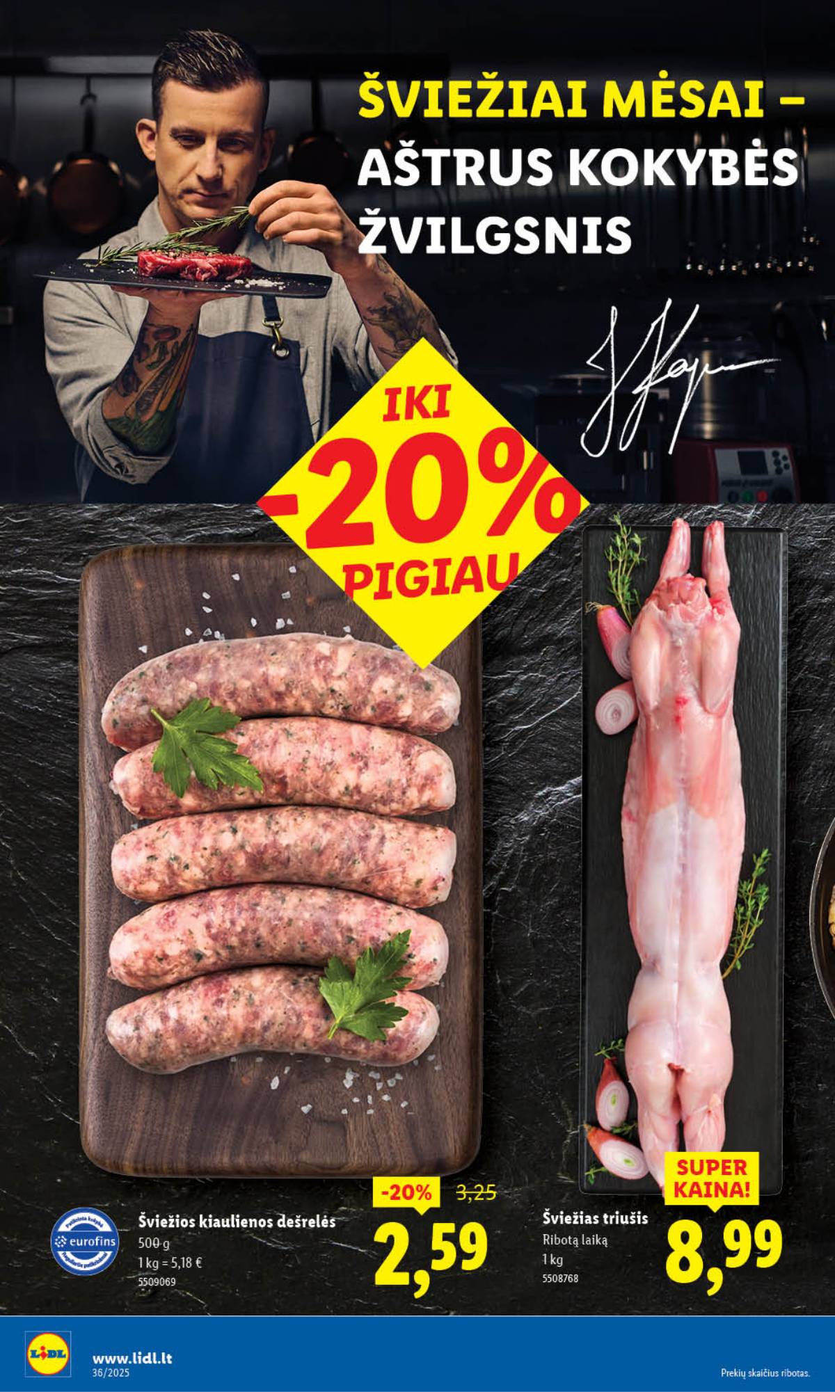 Lidl - LIDL SAVAITĖS Maisto prekių akcijų leidinys 8 puslapis