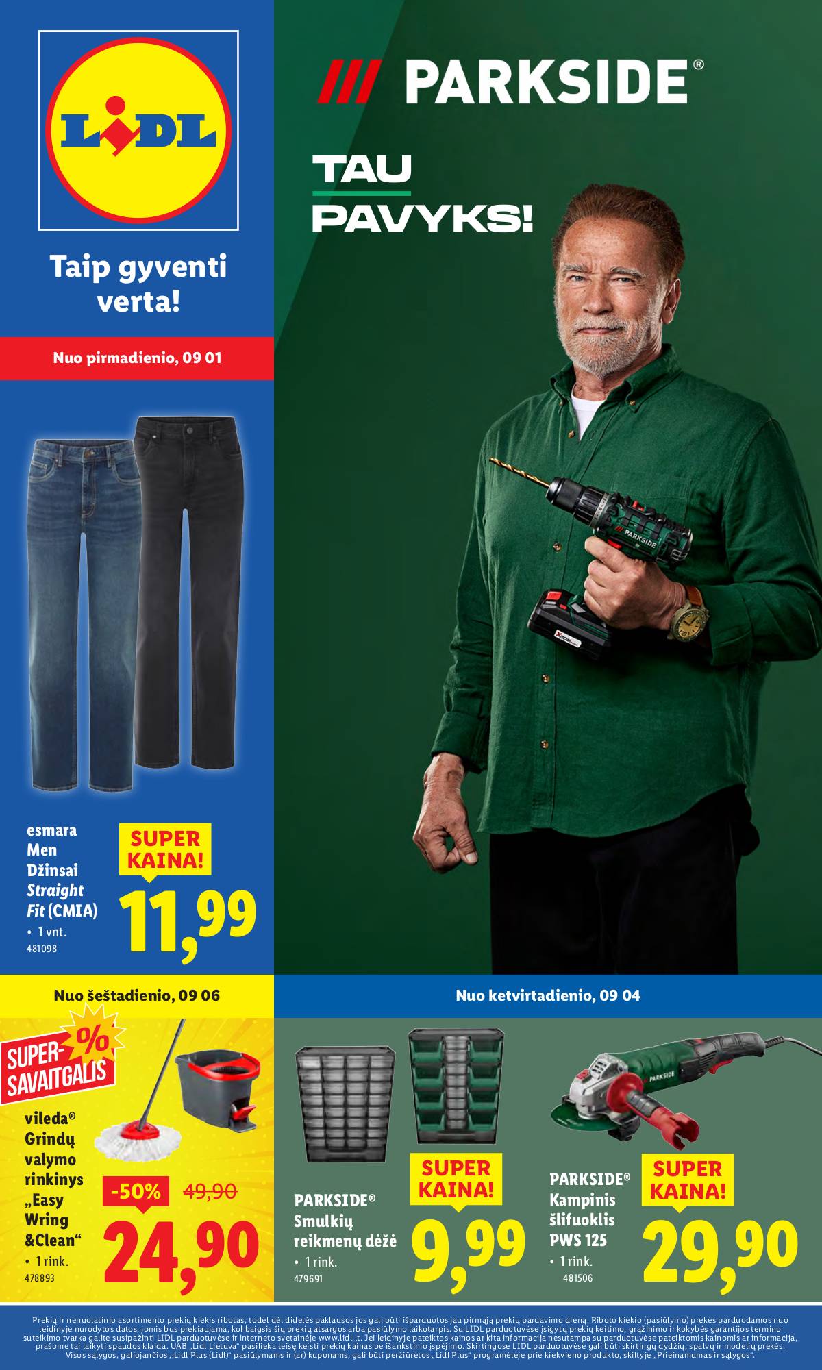 Lidl - LIDL Ne maisto prekių akcijų leidinys 1 puslapis