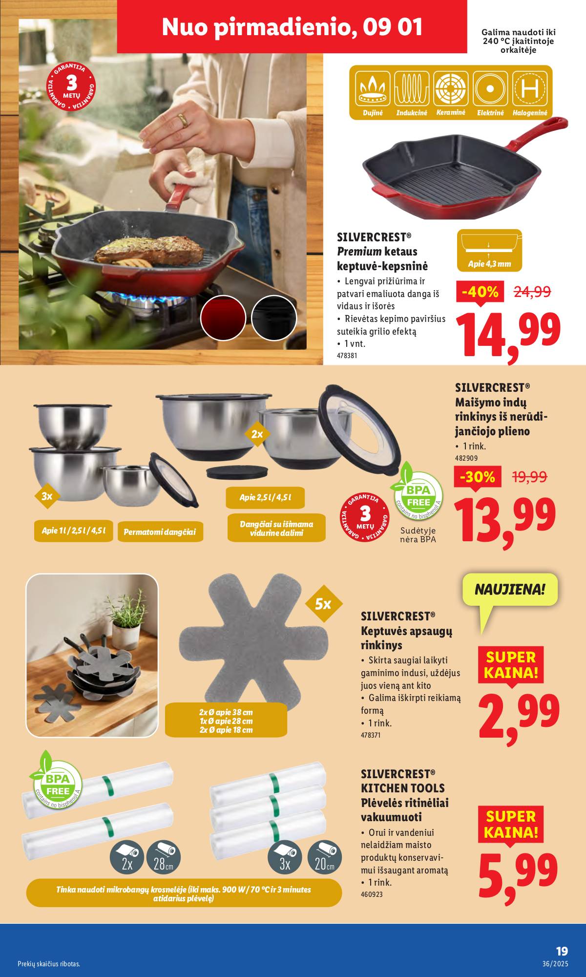Lidl - LIDL Ne maisto prekių akcijų leidinys 19 puslapis
