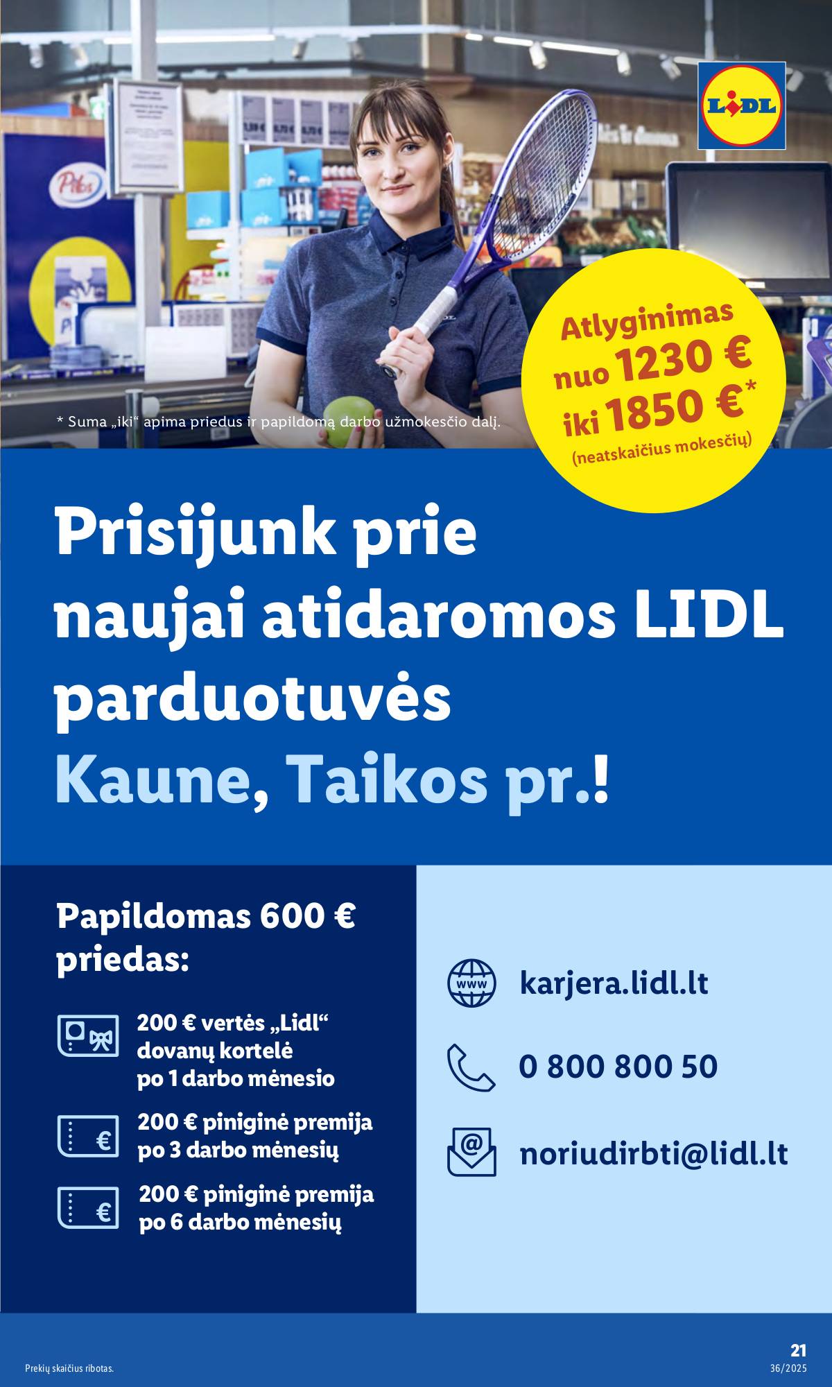 Lidl - LIDL Ne maisto prekių akcijų leidinys 21 puslapis