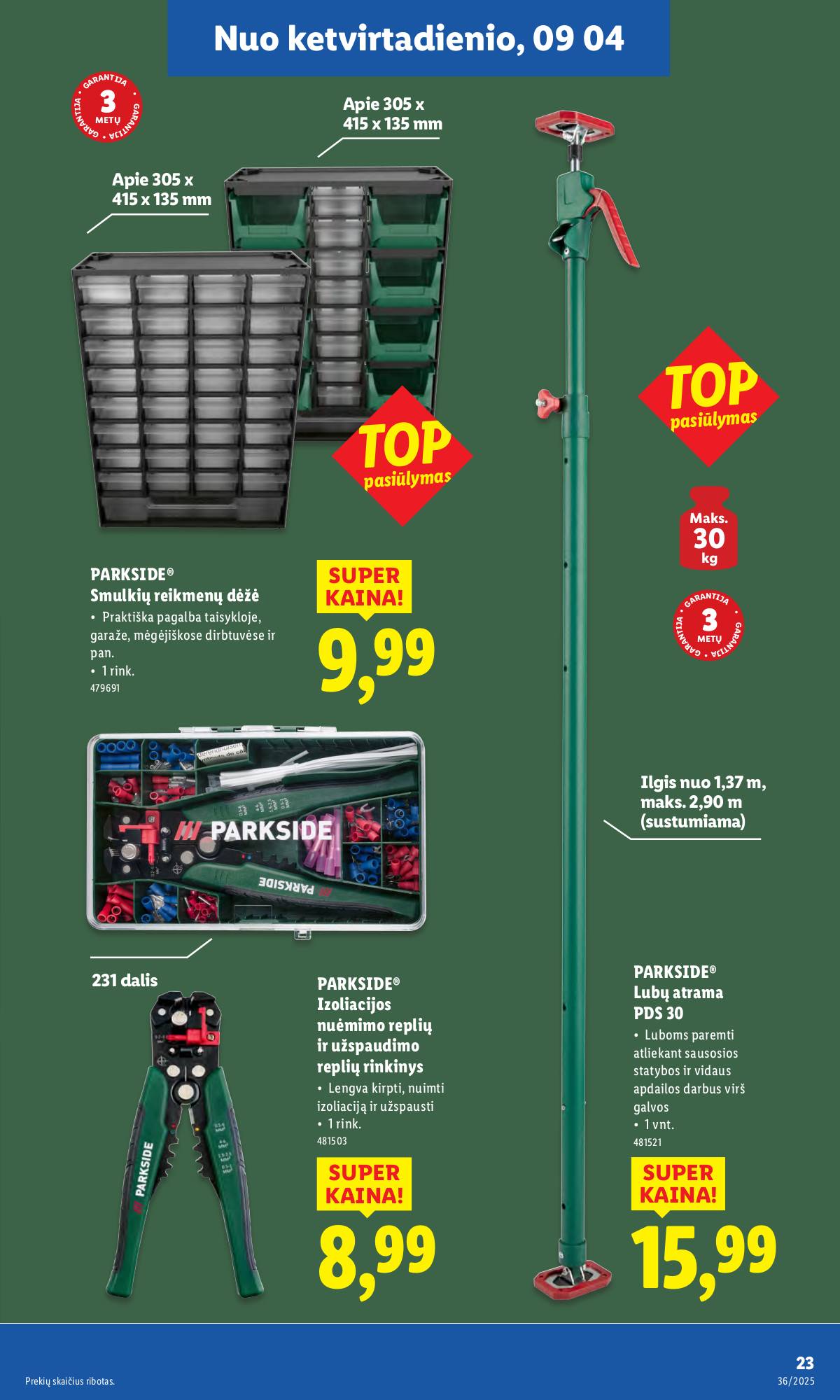 Lidl - LIDL Ne maisto prekių akcijų leidinys 23 puslapis